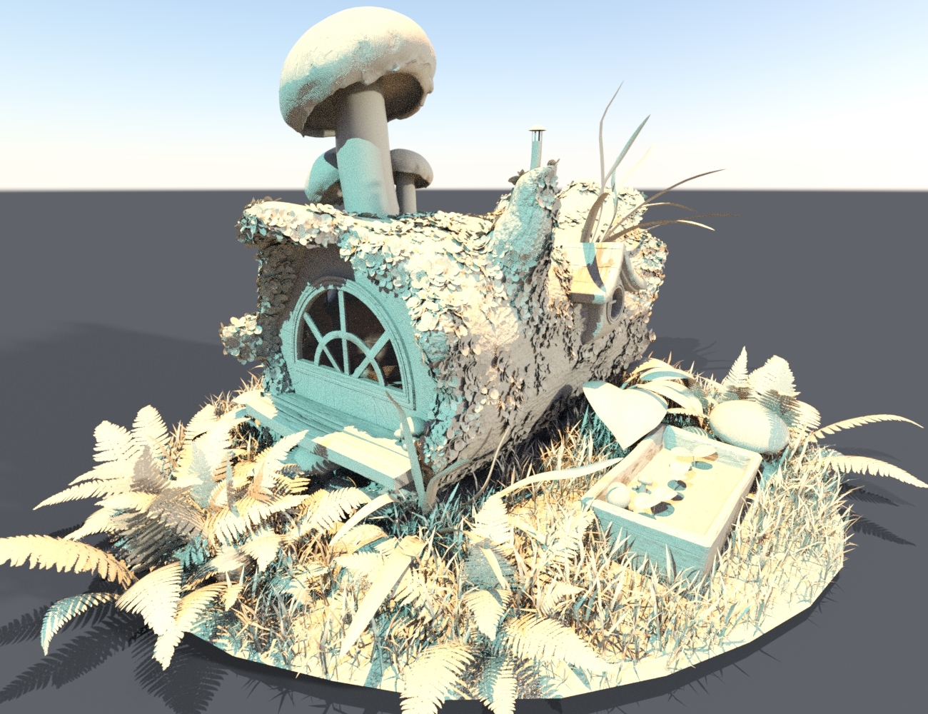 The Log House by N/A