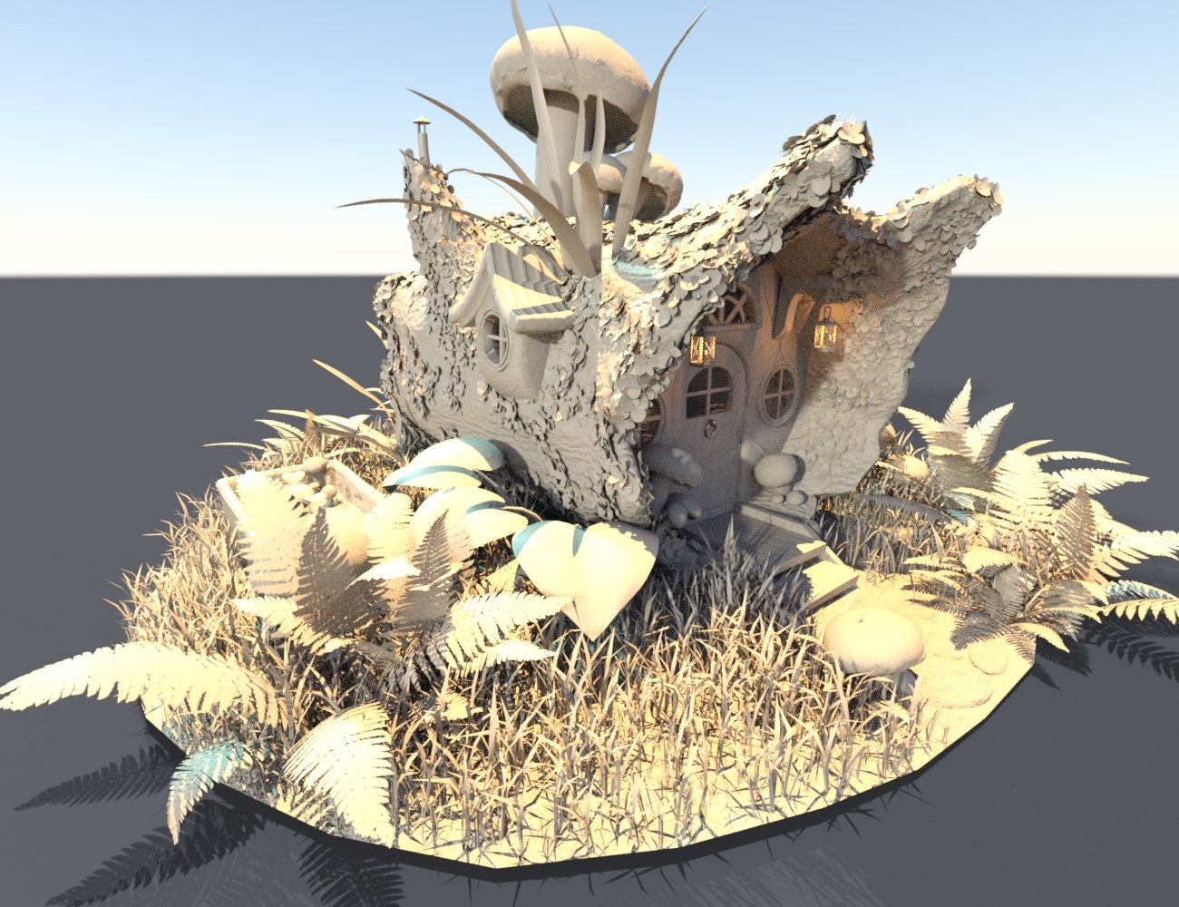 The Log House by N/A