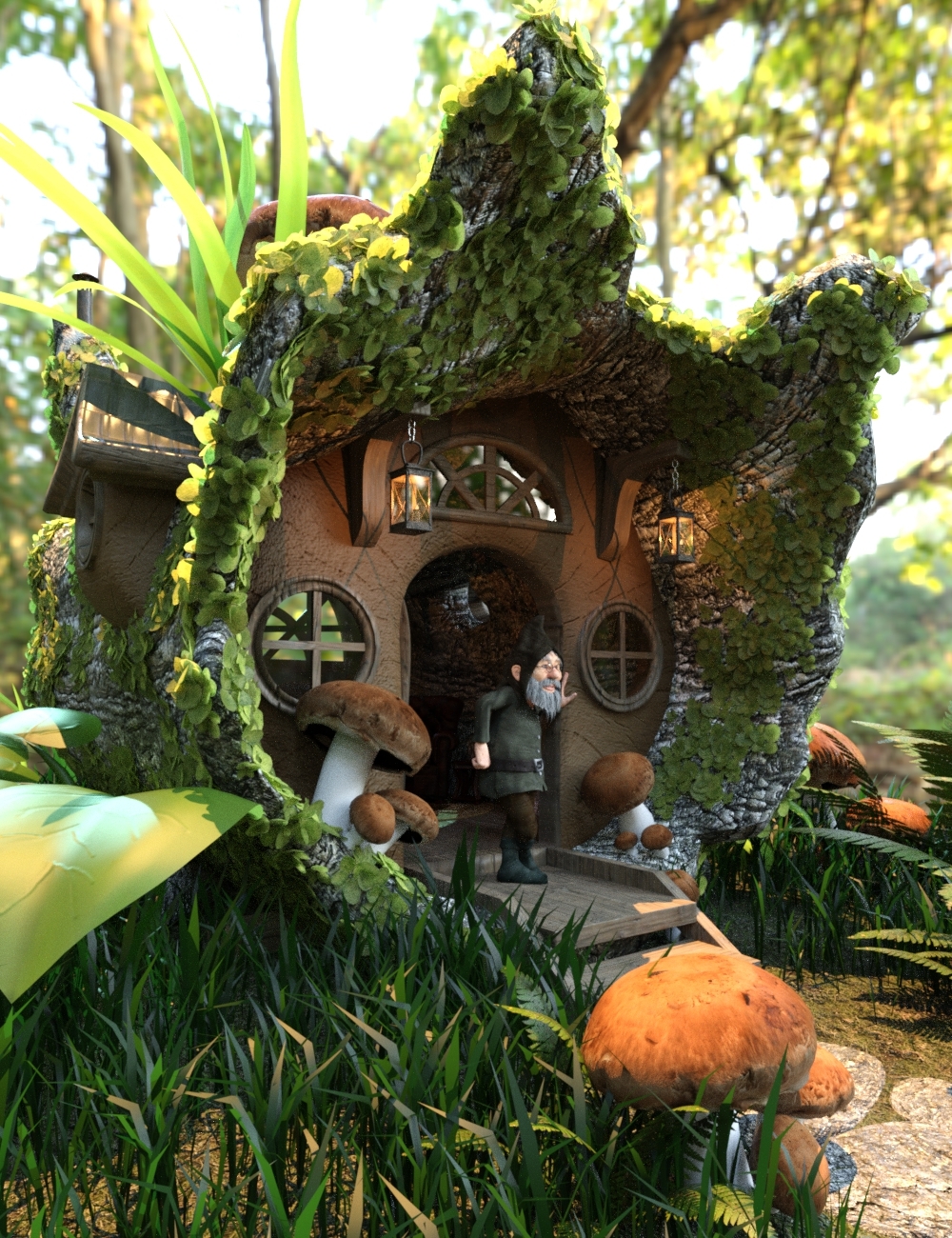 The Log House by N/A