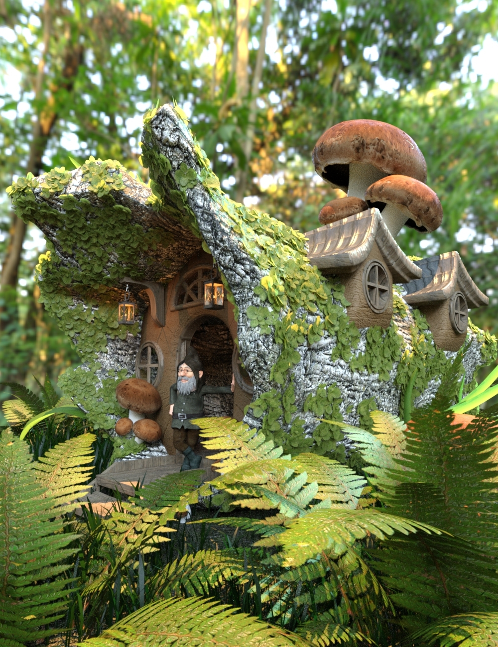 The Log House by N/A