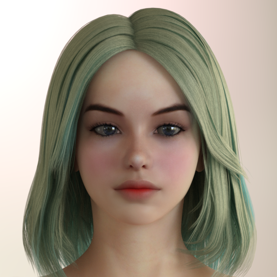 EG Hair for Genesis 8 Female by N/A