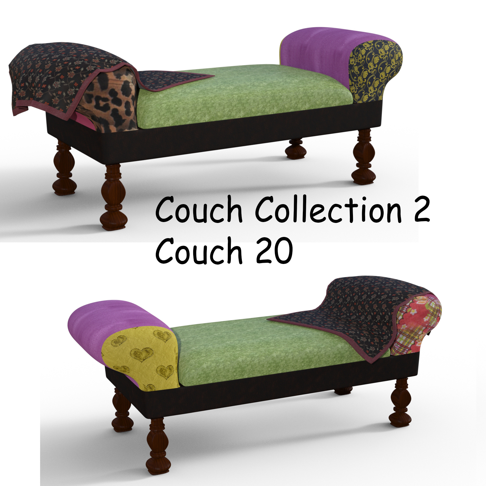Couch Collection 2 for DAZ Studio by N/A