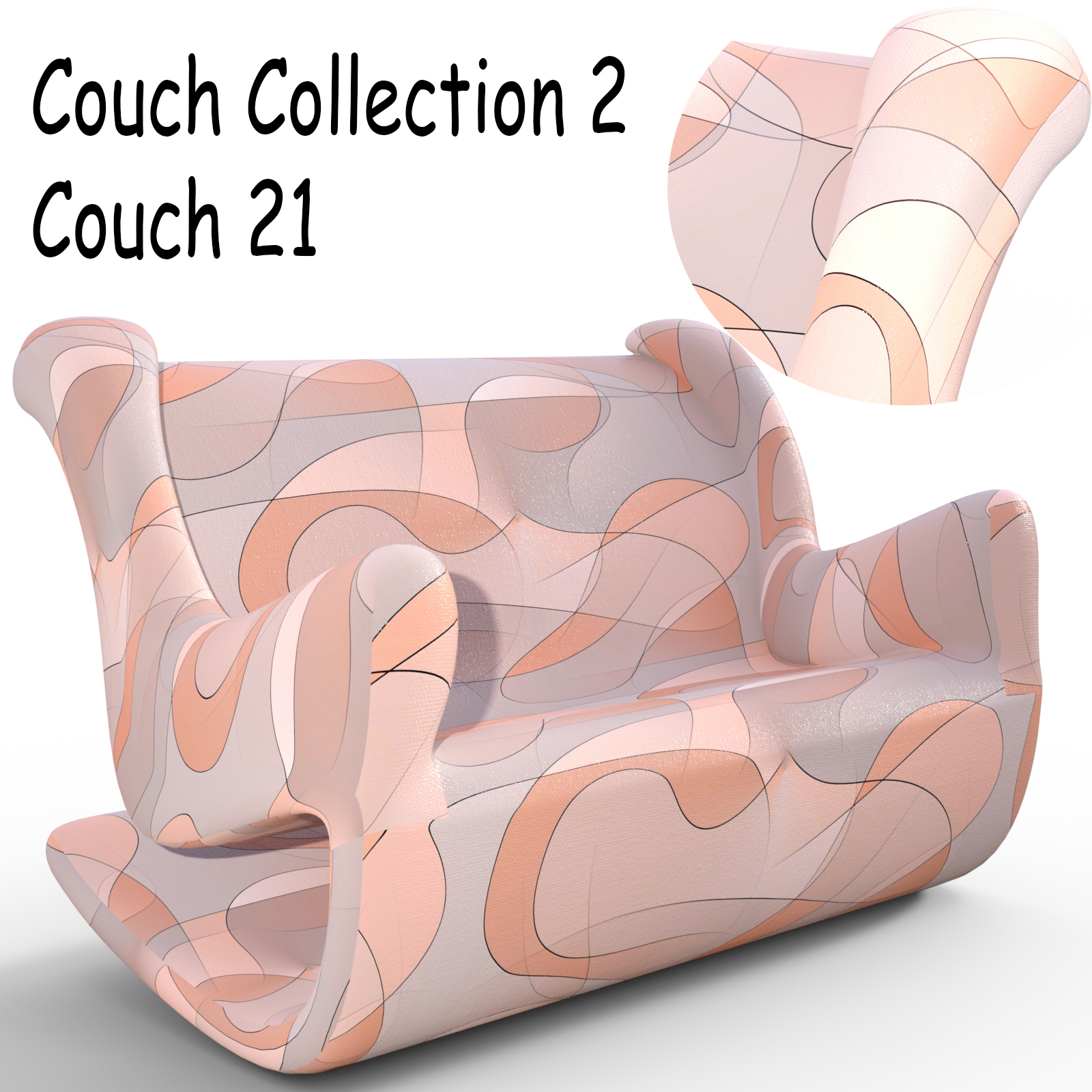 Couch Collection 2 for DAZ Studio by N/A
