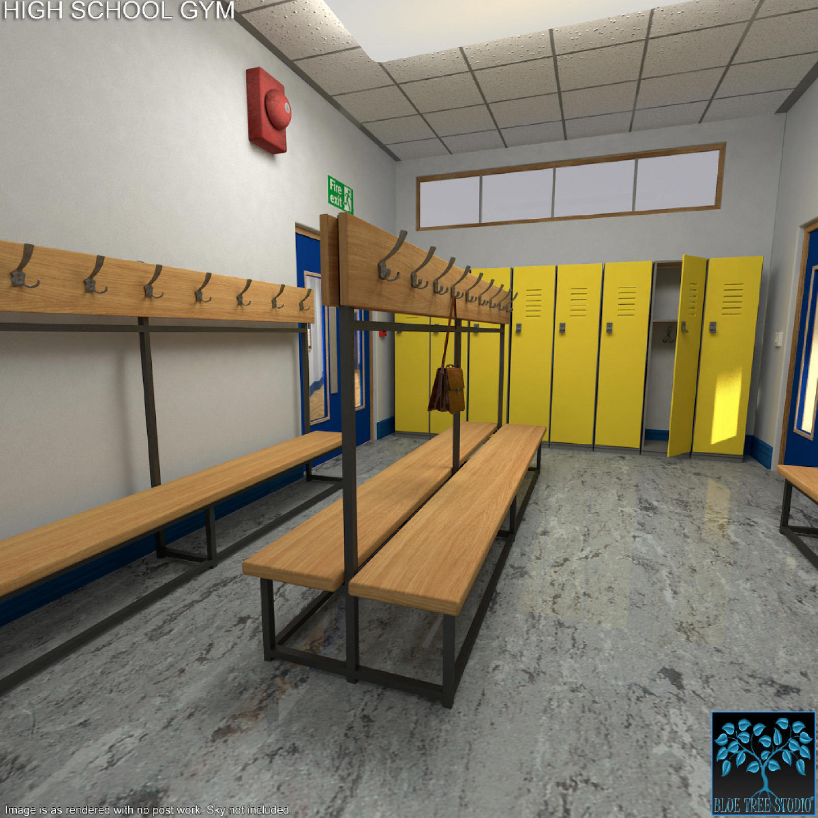 High School Gym for Poser by N/A