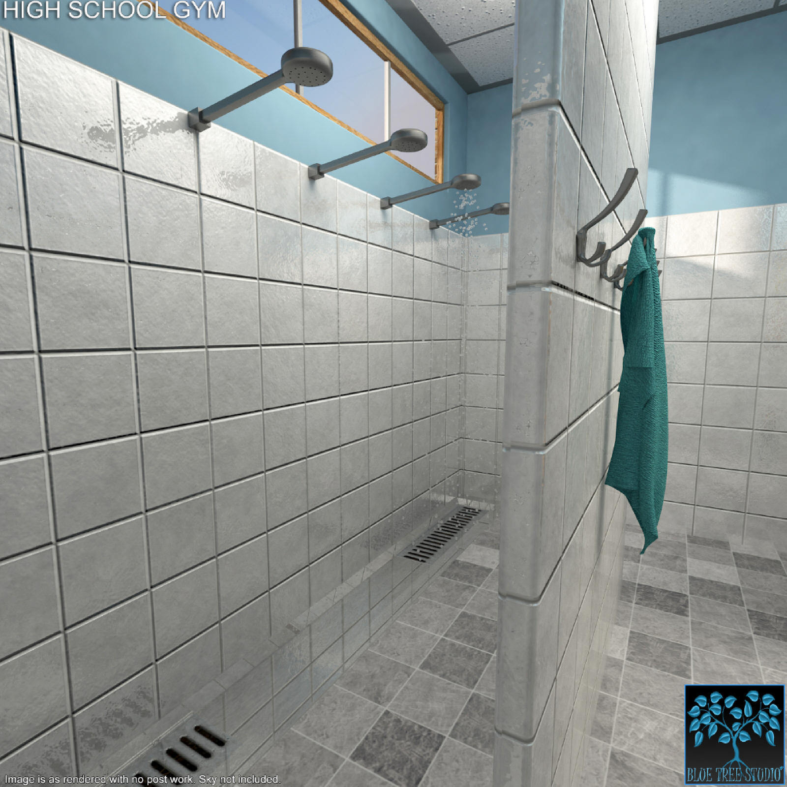 High School Gym for Poser by N/A