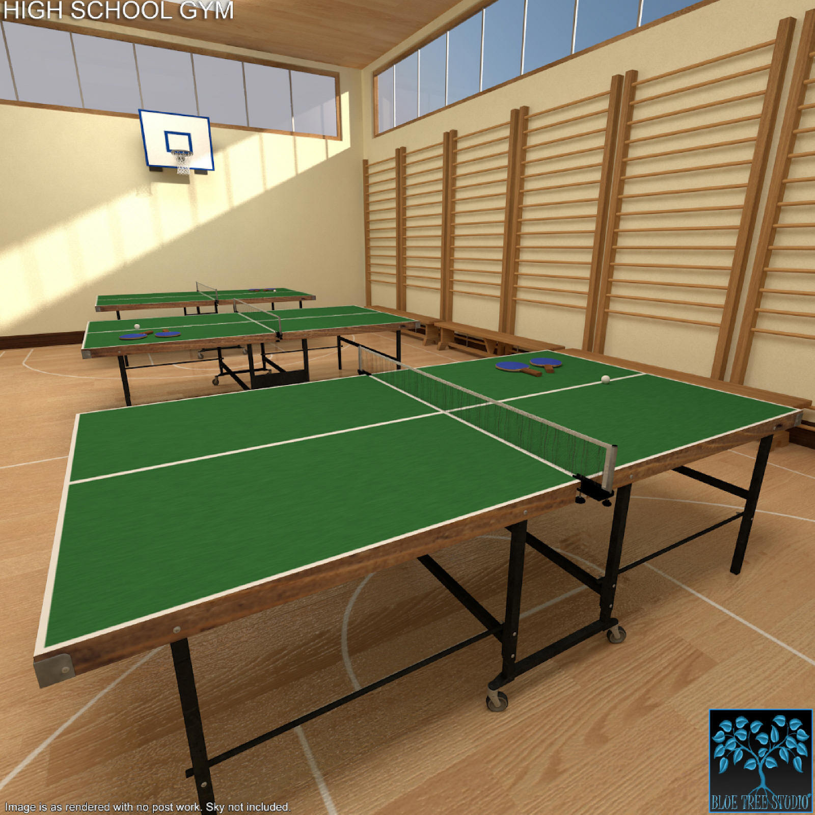 High School Gym for Poser by N/A