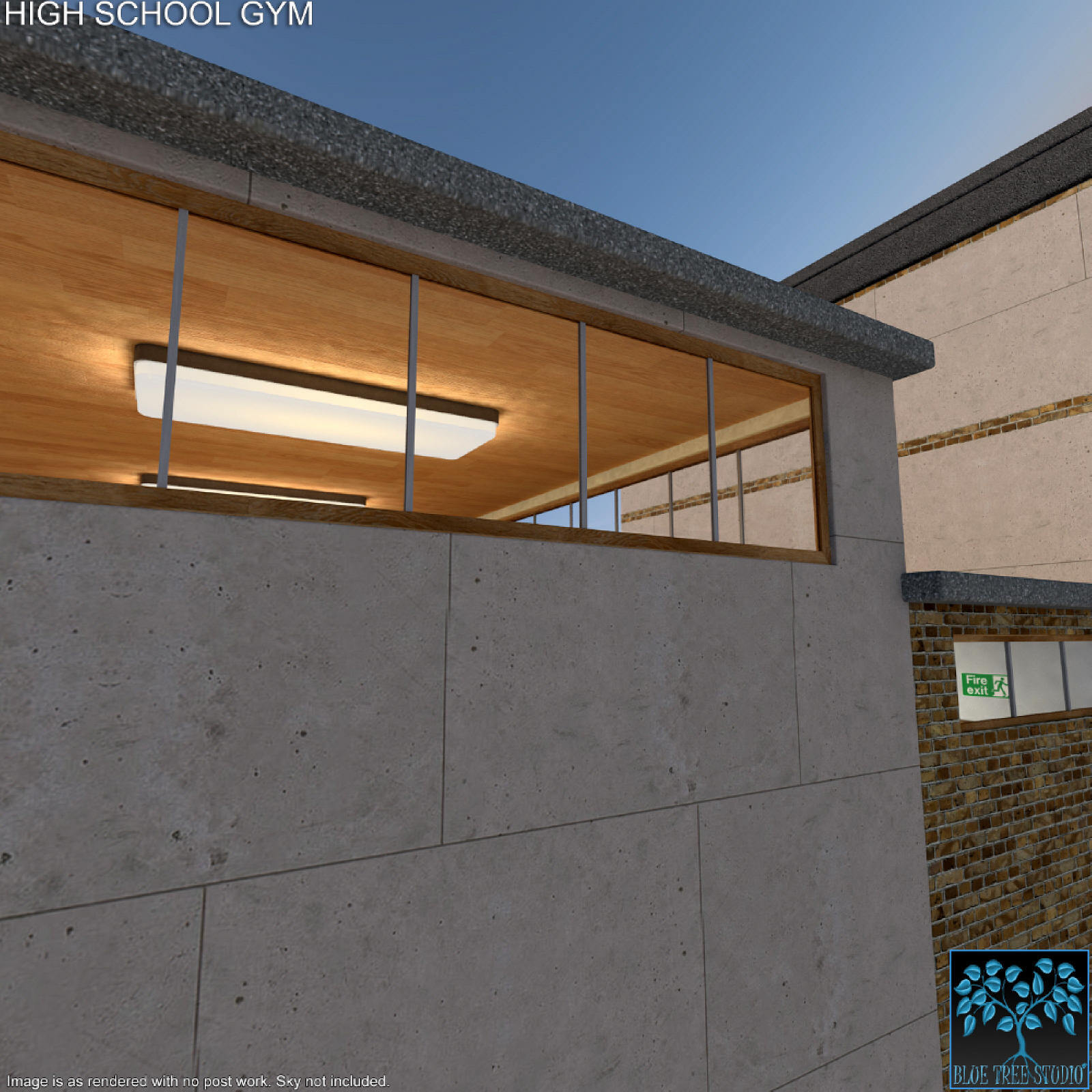 High School Gym for Poser by N/A