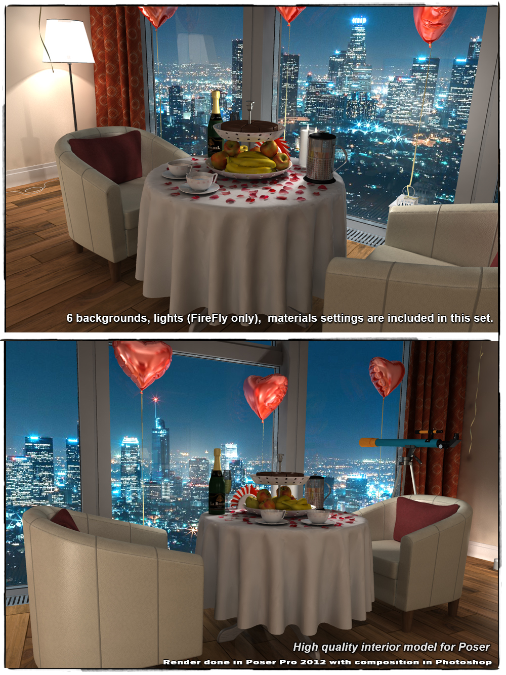 STZ Bedroom 10 for Poser by N/A
