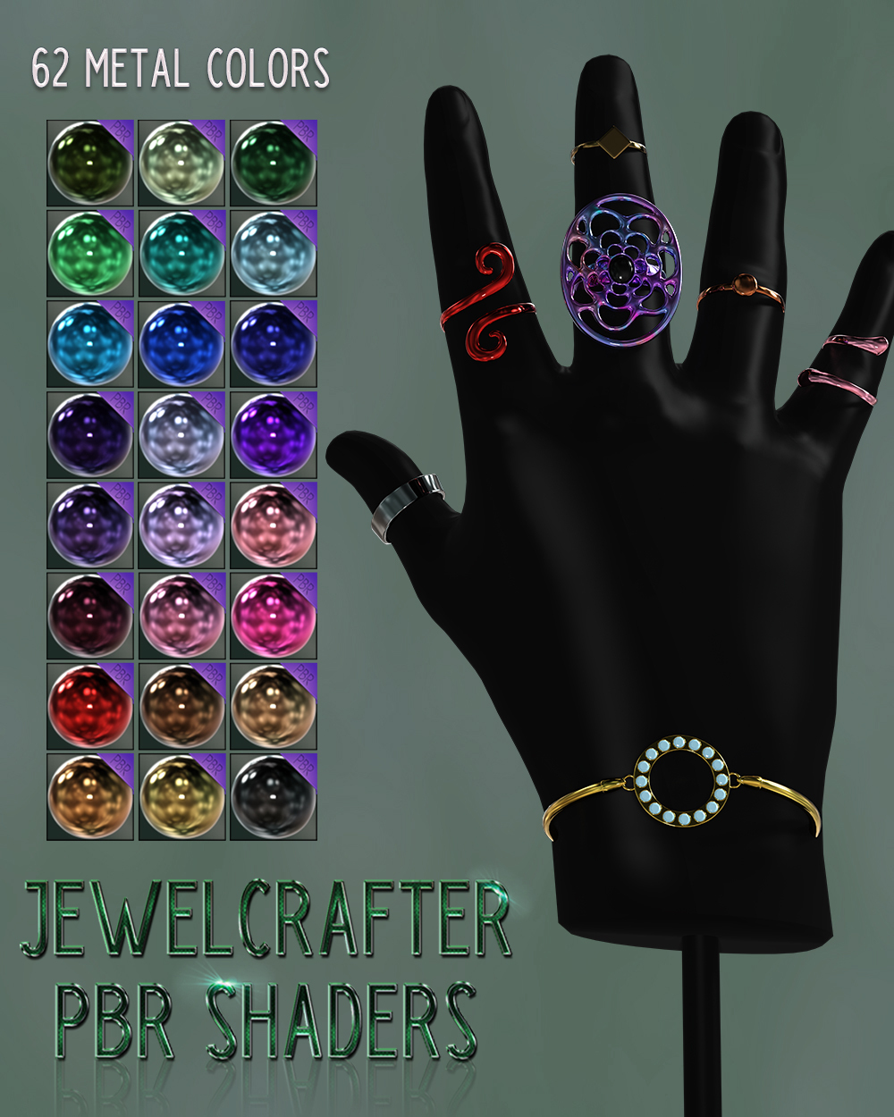 JewelCrafter PBR Shaders by N/A