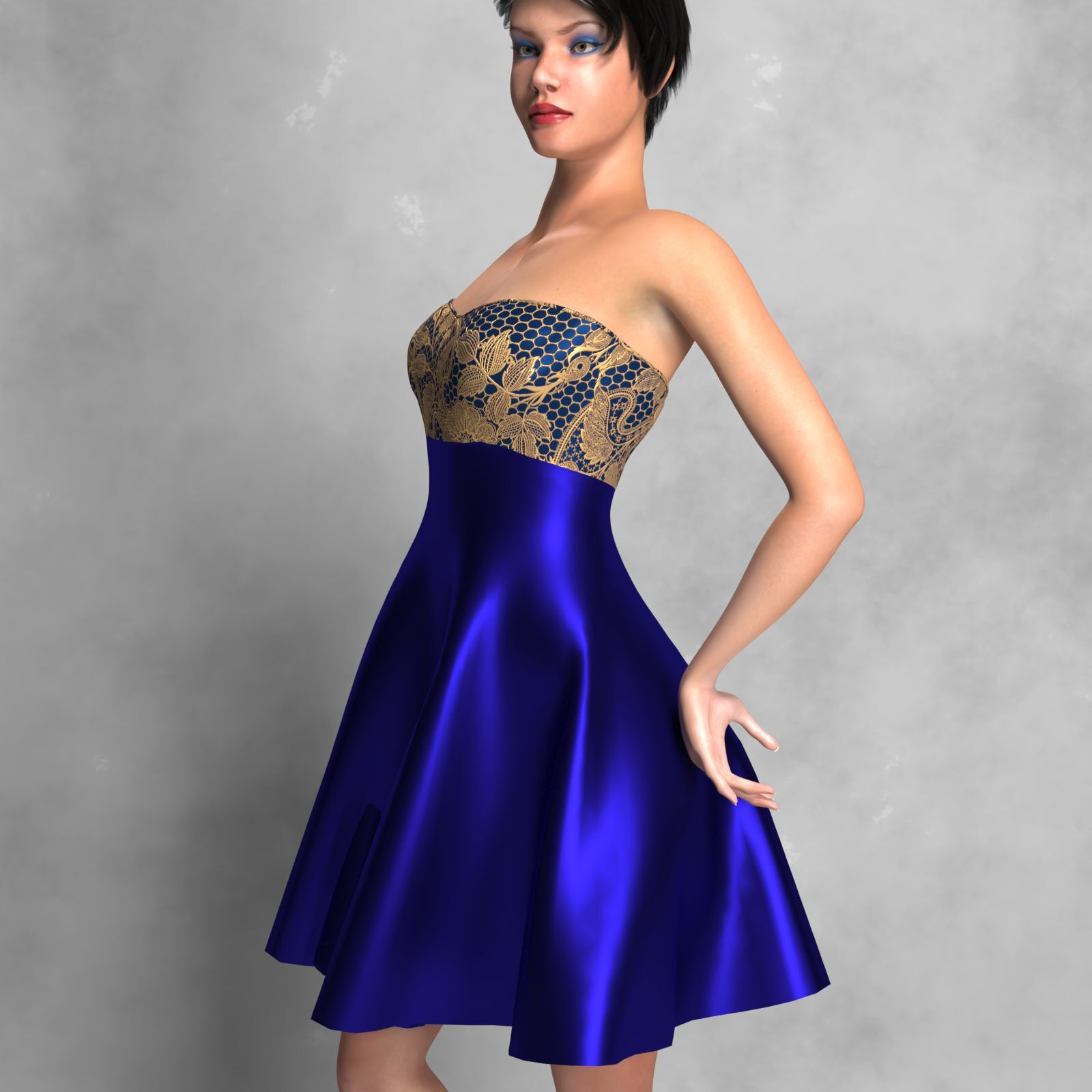 La Femme Cocktail Dress by N/A