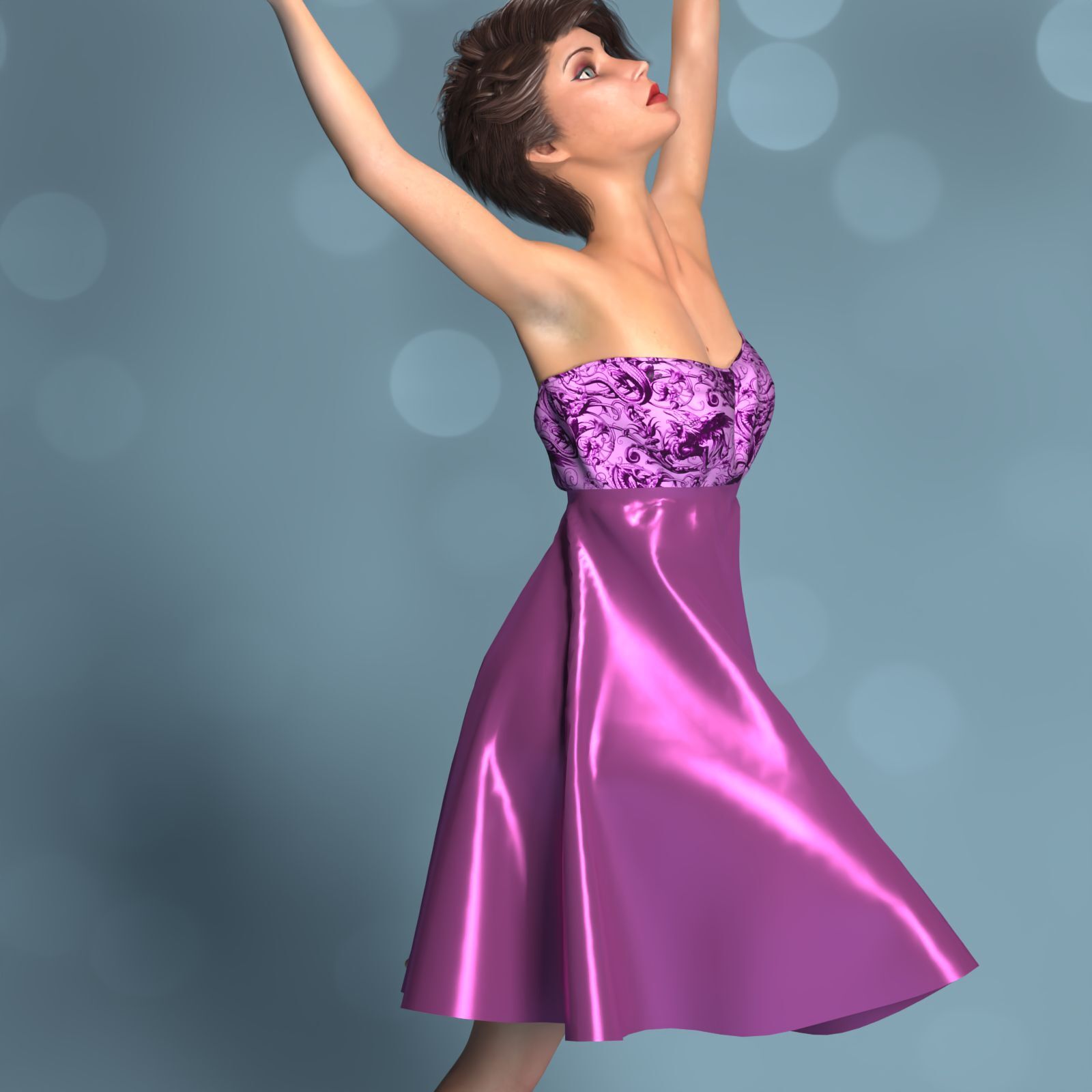 La Femme Cocktail Dress by N/A