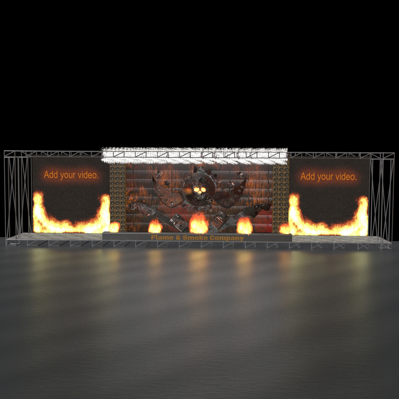 Animated concert stage by N/A