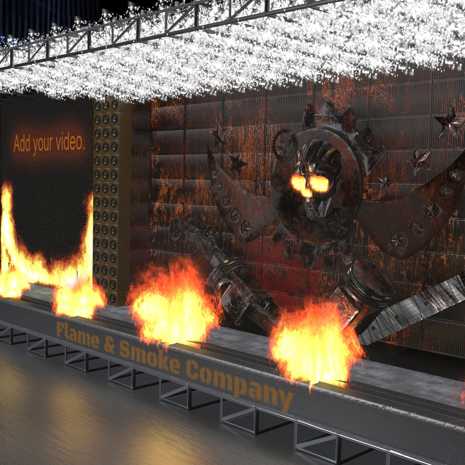 Animated concert stage by N/A