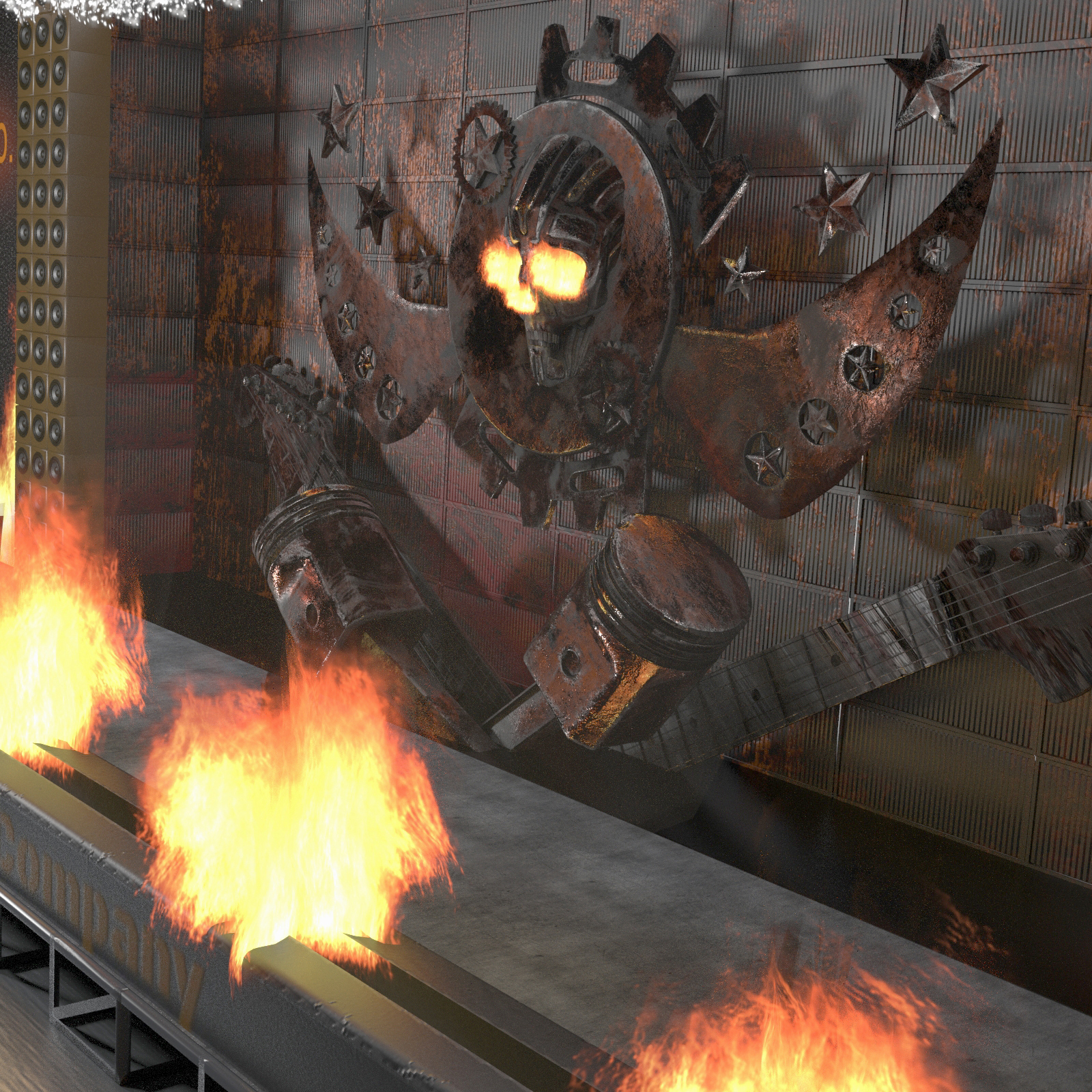 Animated concert stage by N/A