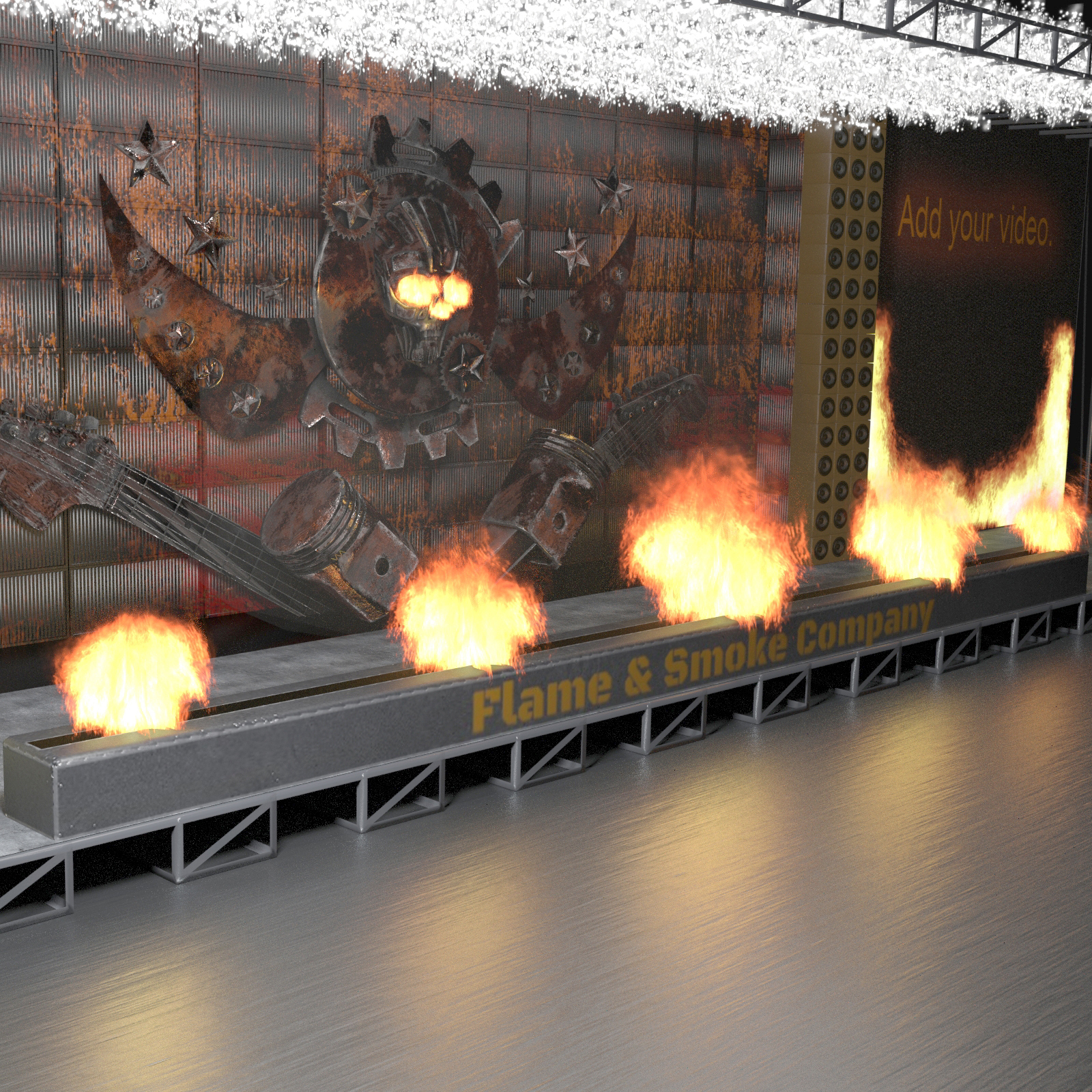 Animated concert stage by N/A