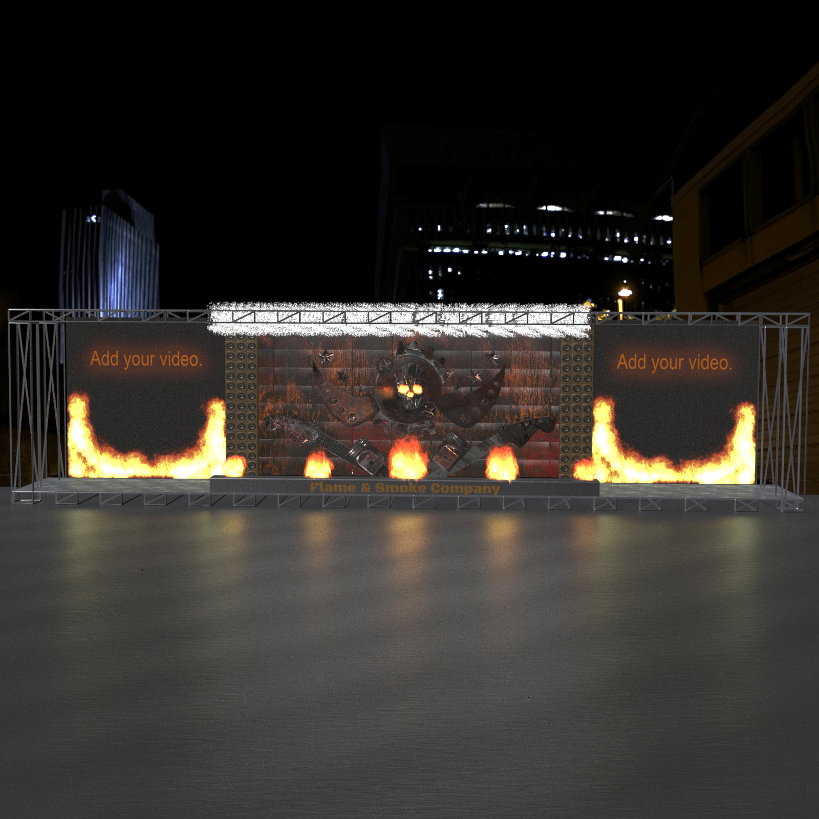Animated concert stage by N/A