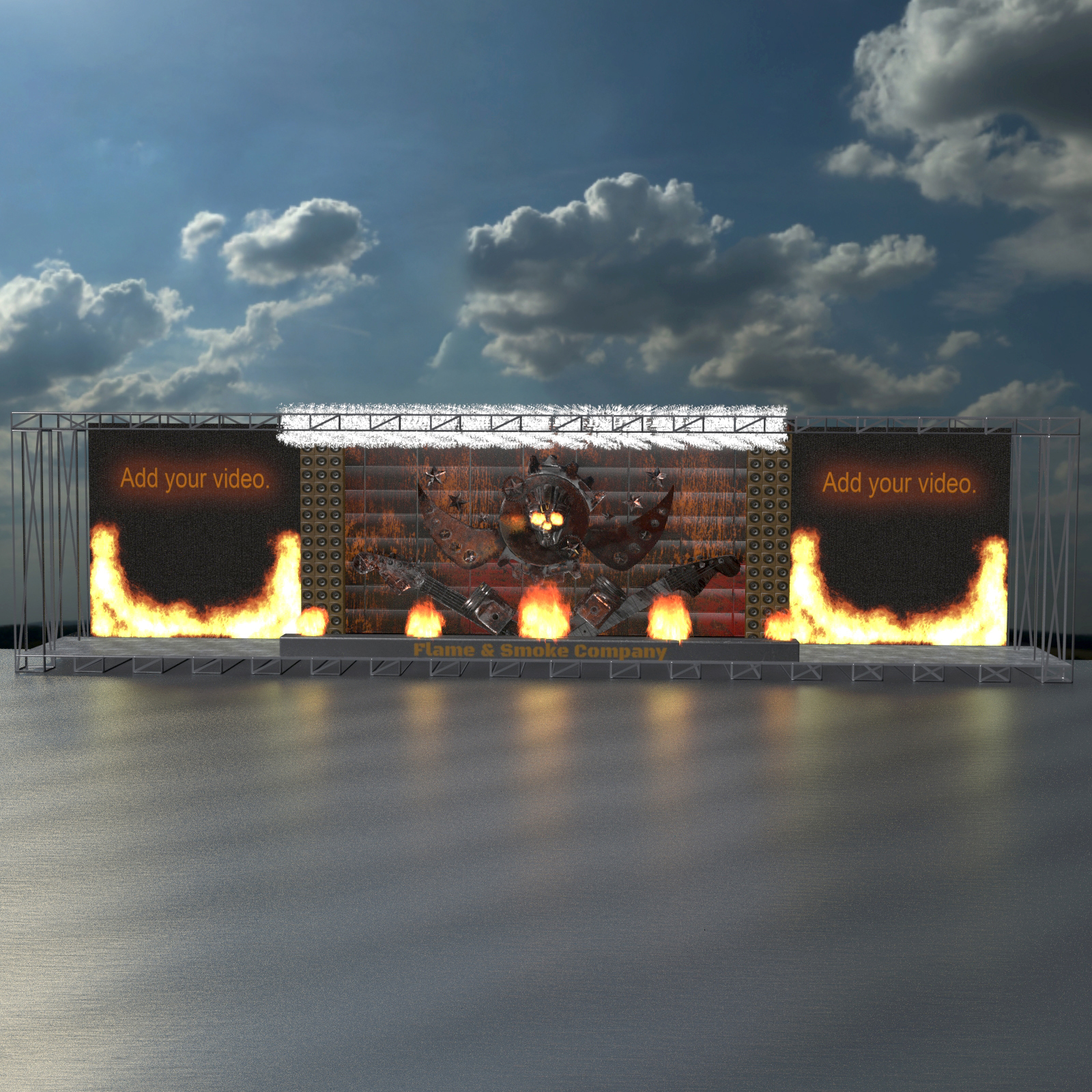 Animated concert stage by N/A