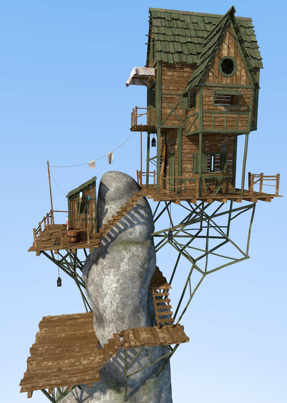 Surfer's house for Daz Studio by N/A