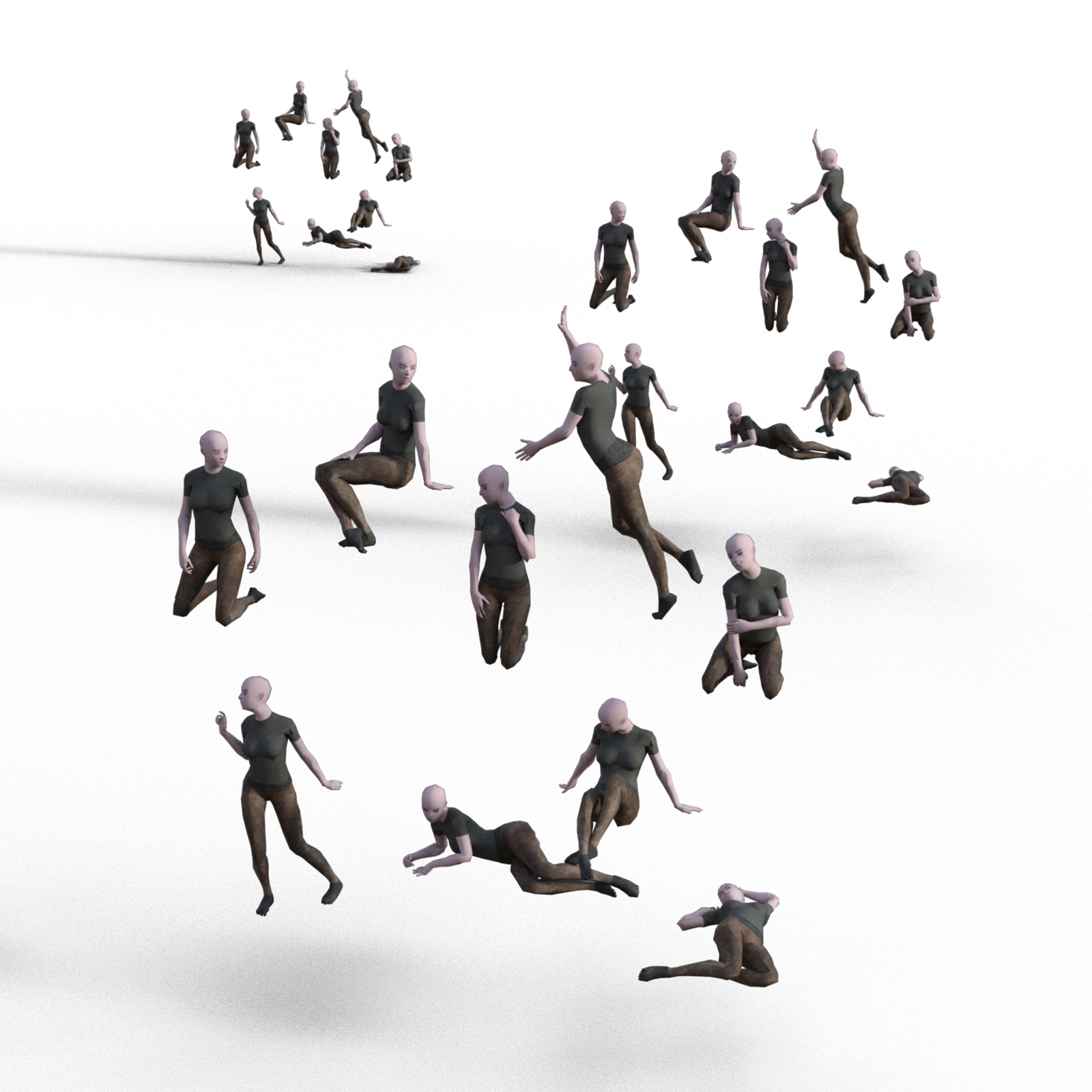 Crowd Figure G8F and G8M Compatible by N/A