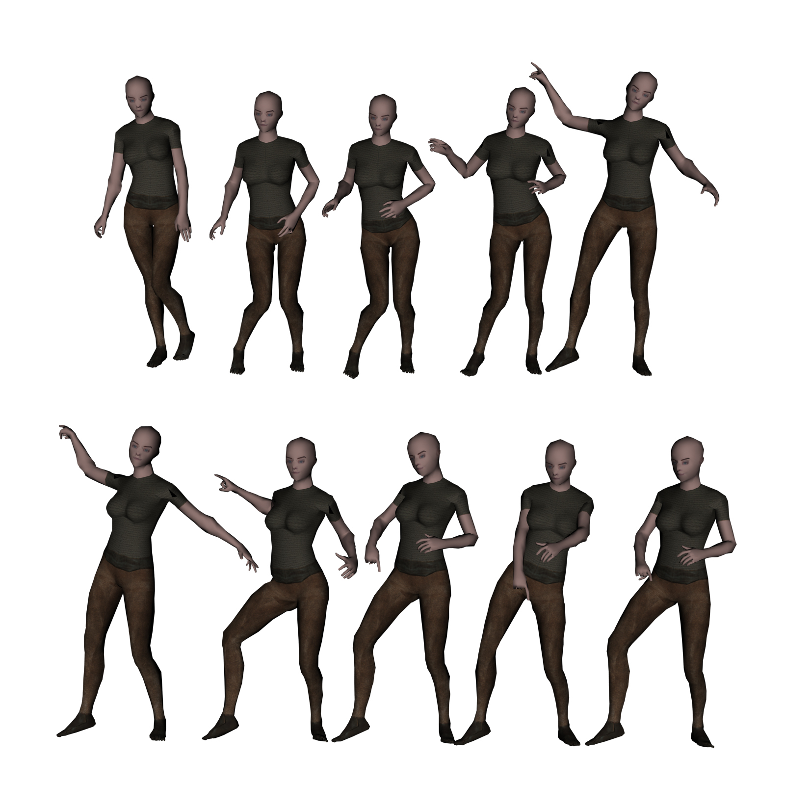 Crowd Figure G8F and G8M Compatible by N/A
