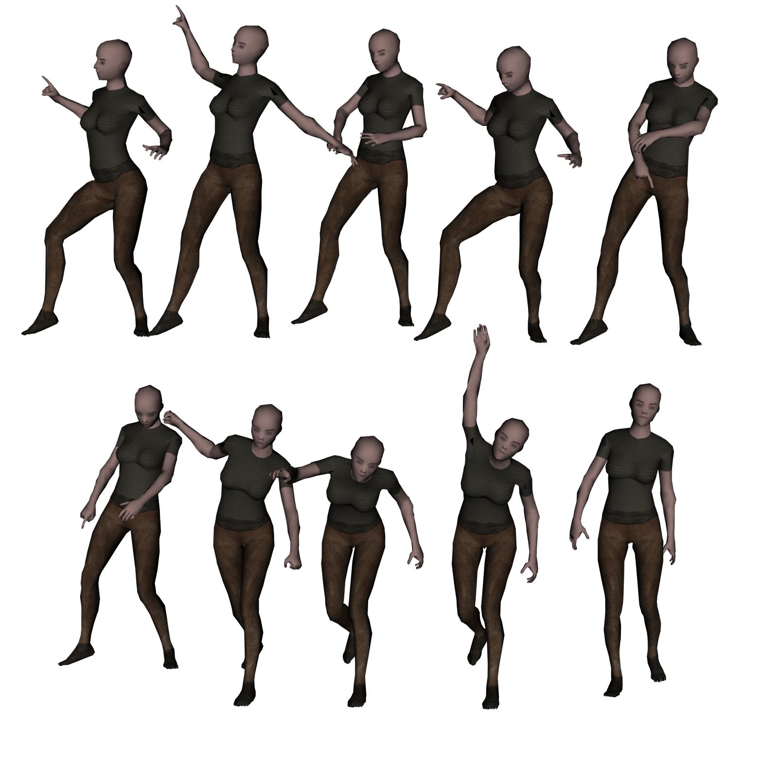 Crowd Figure G8F and G8M Compatible by N/A