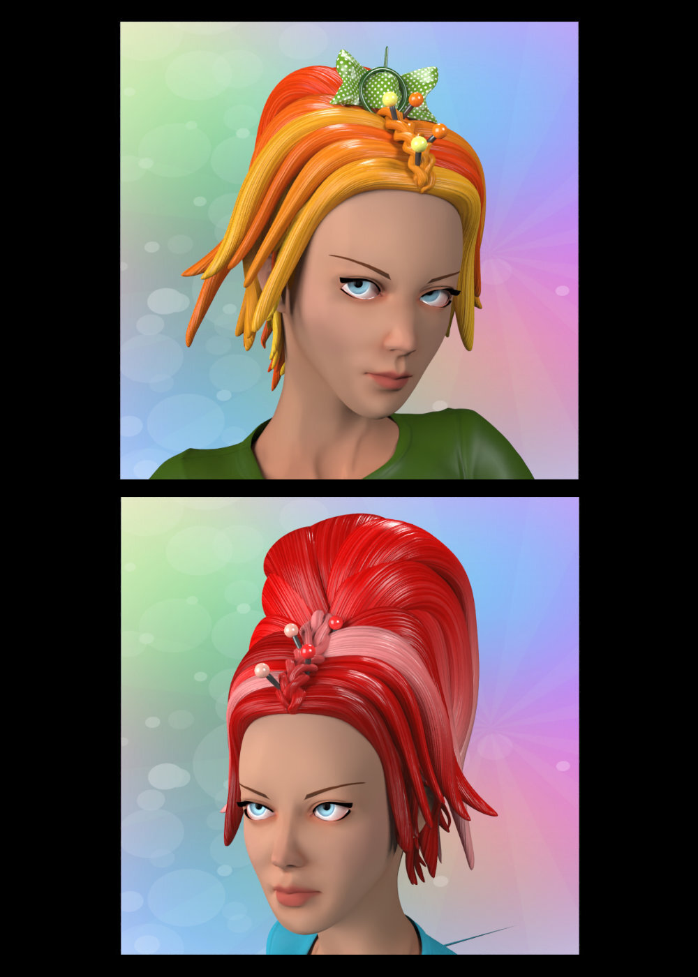 Ursel Hair and Top for Anime La Femme by N/A