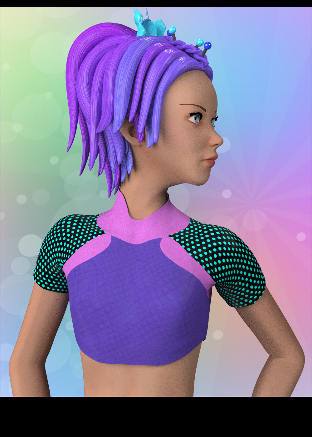Ursel Hair and Top for Anime La Femme by N/A