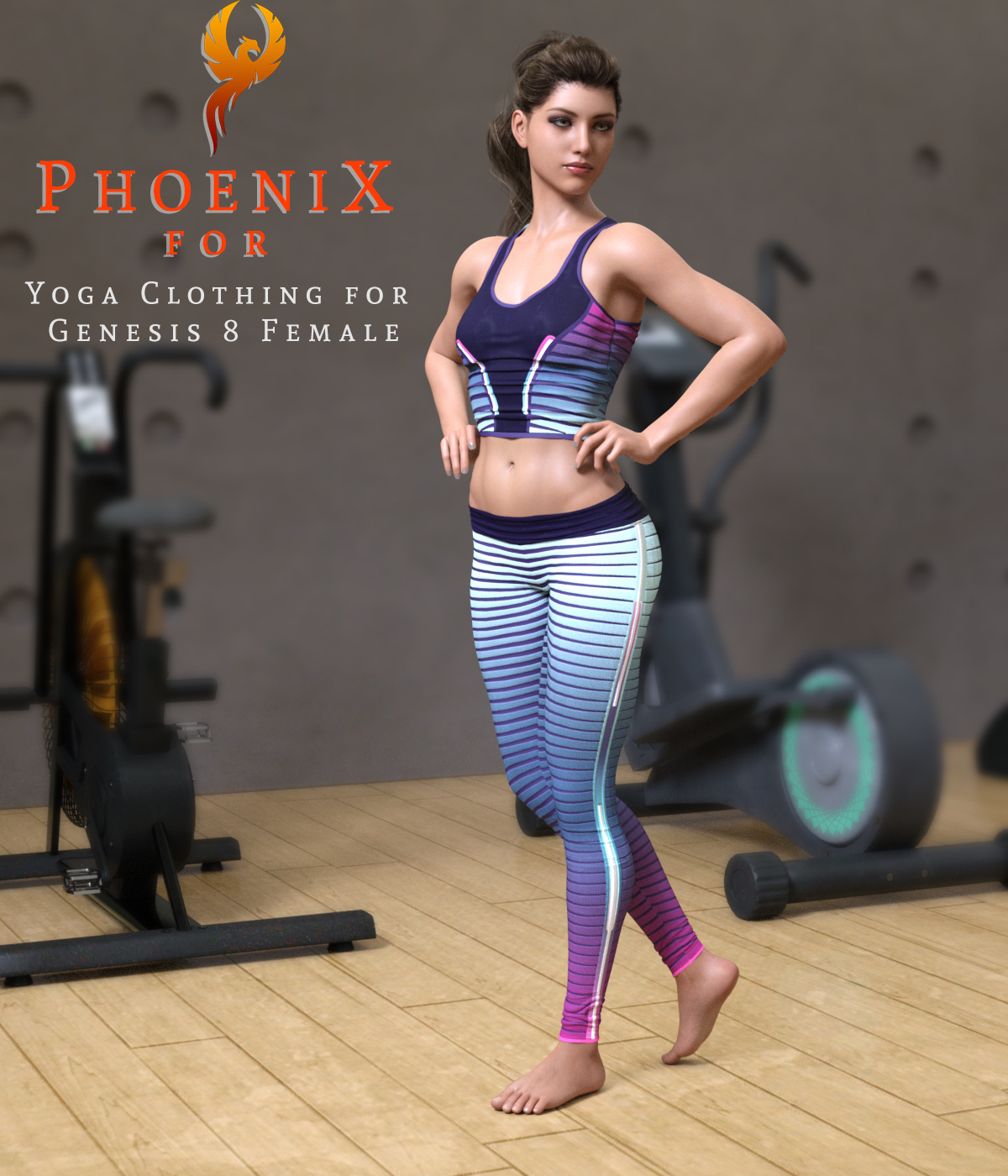 Phoenix for Yoga Clothing for Genesis 8 Female by N/A
