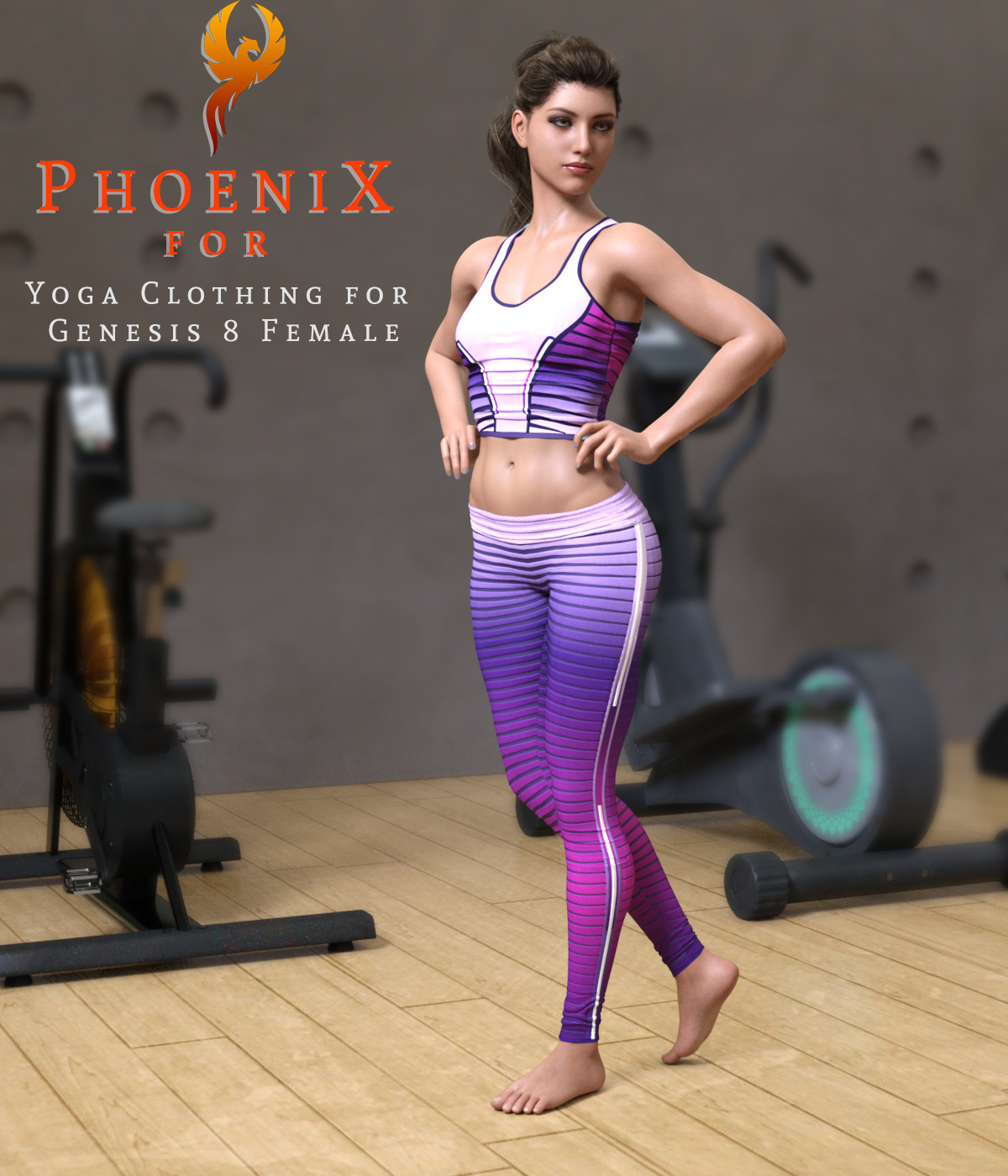Phoenix for Yoga Clothing for Genesis 8 Female by N/A