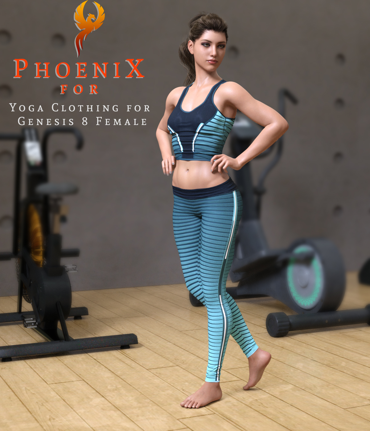 Phoenix for Yoga Clothing for Genesis 8 Female by N/A