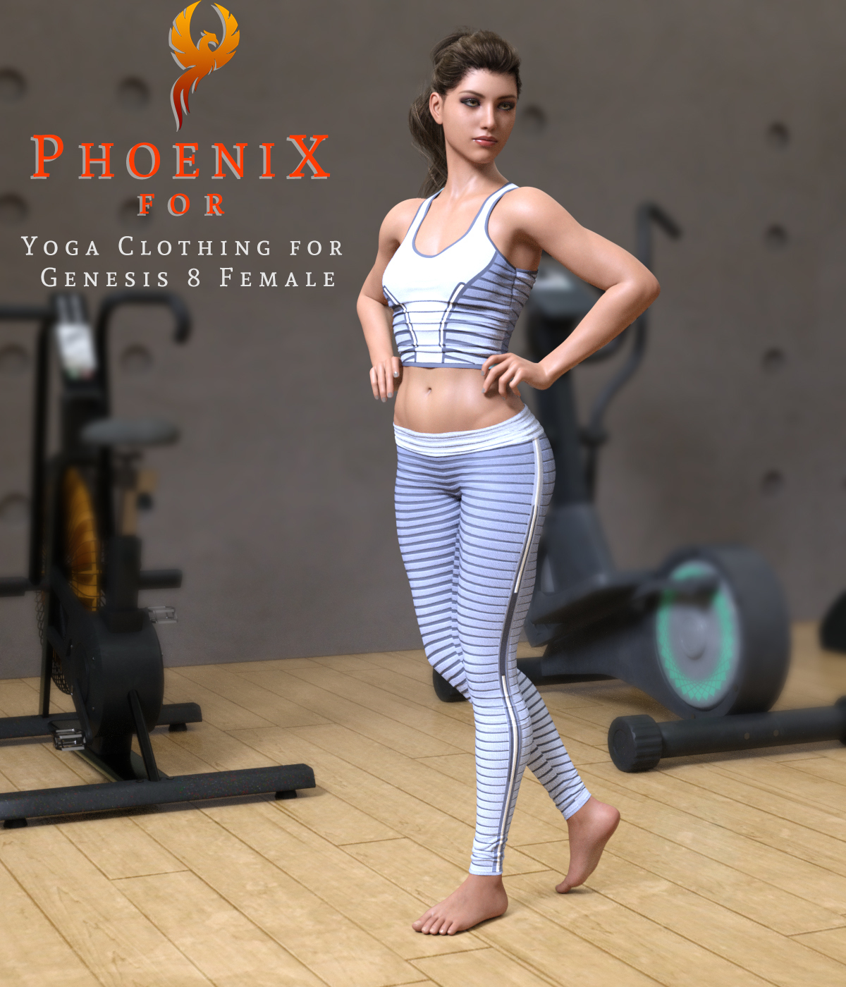 Phoenix for Yoga Clothing for Genesis 8 Female by N/A