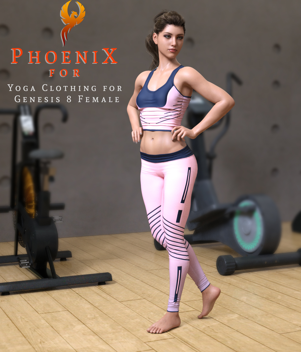 Phoenix for Yoga Clothing for Genesis 8 Female by N/A