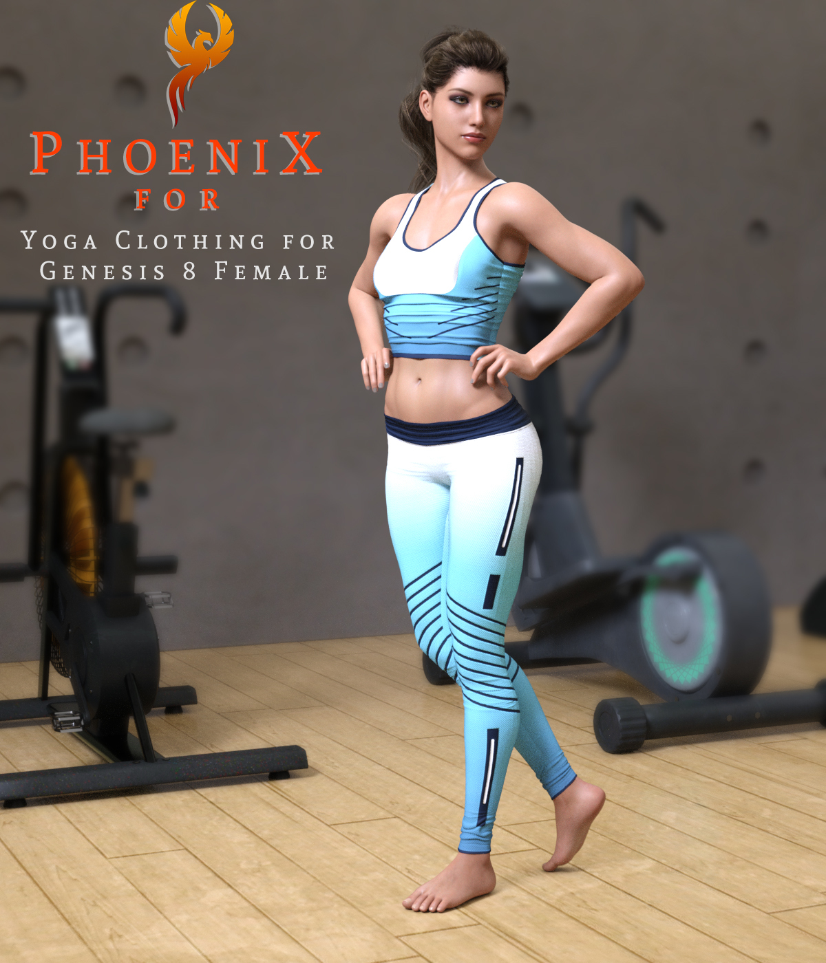Phoenix for Yoga Clothing for Genesis 8 Female by N/A