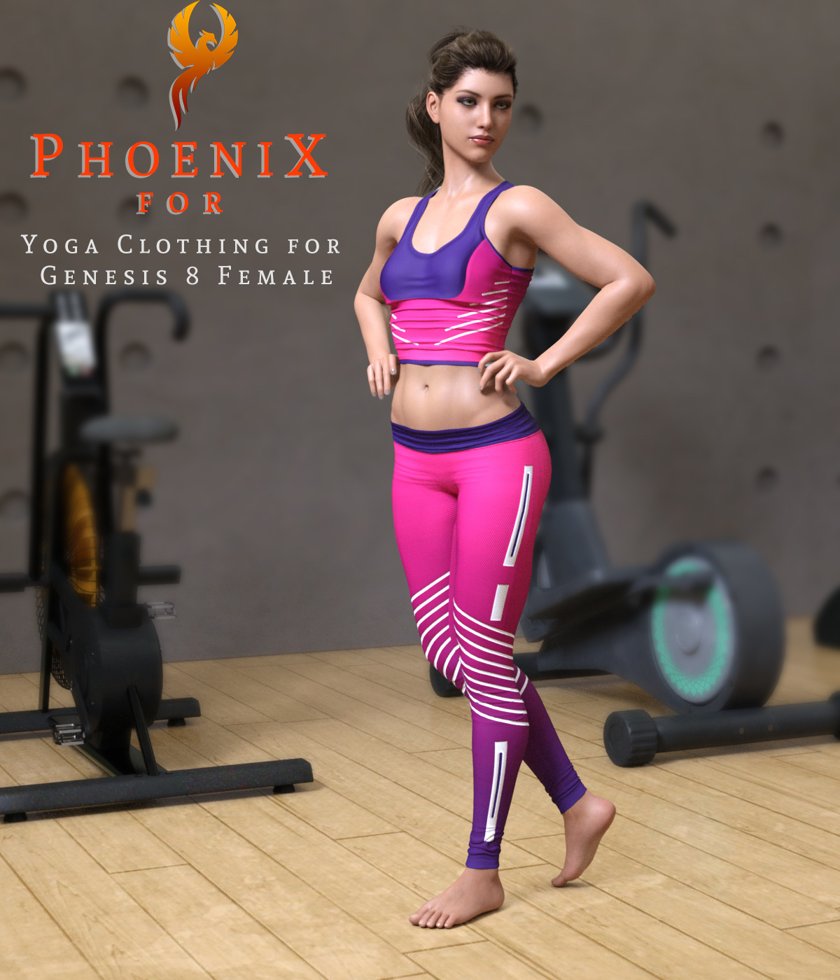 Phoenix for Yoga Clothing for Genesis 8 Female by N/A
