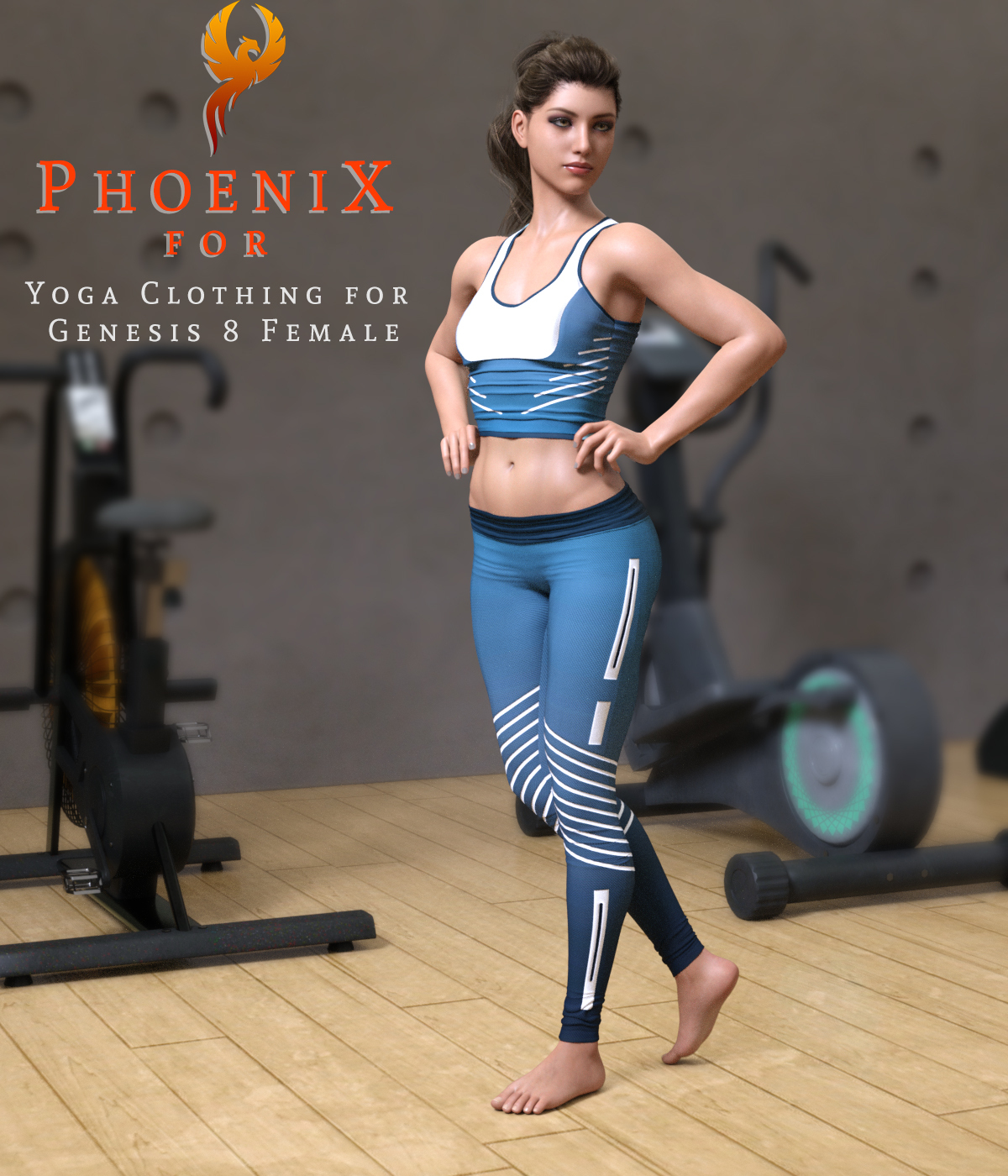 Phoenix for Yoga Clothing for Genesis 8 Female by N/A