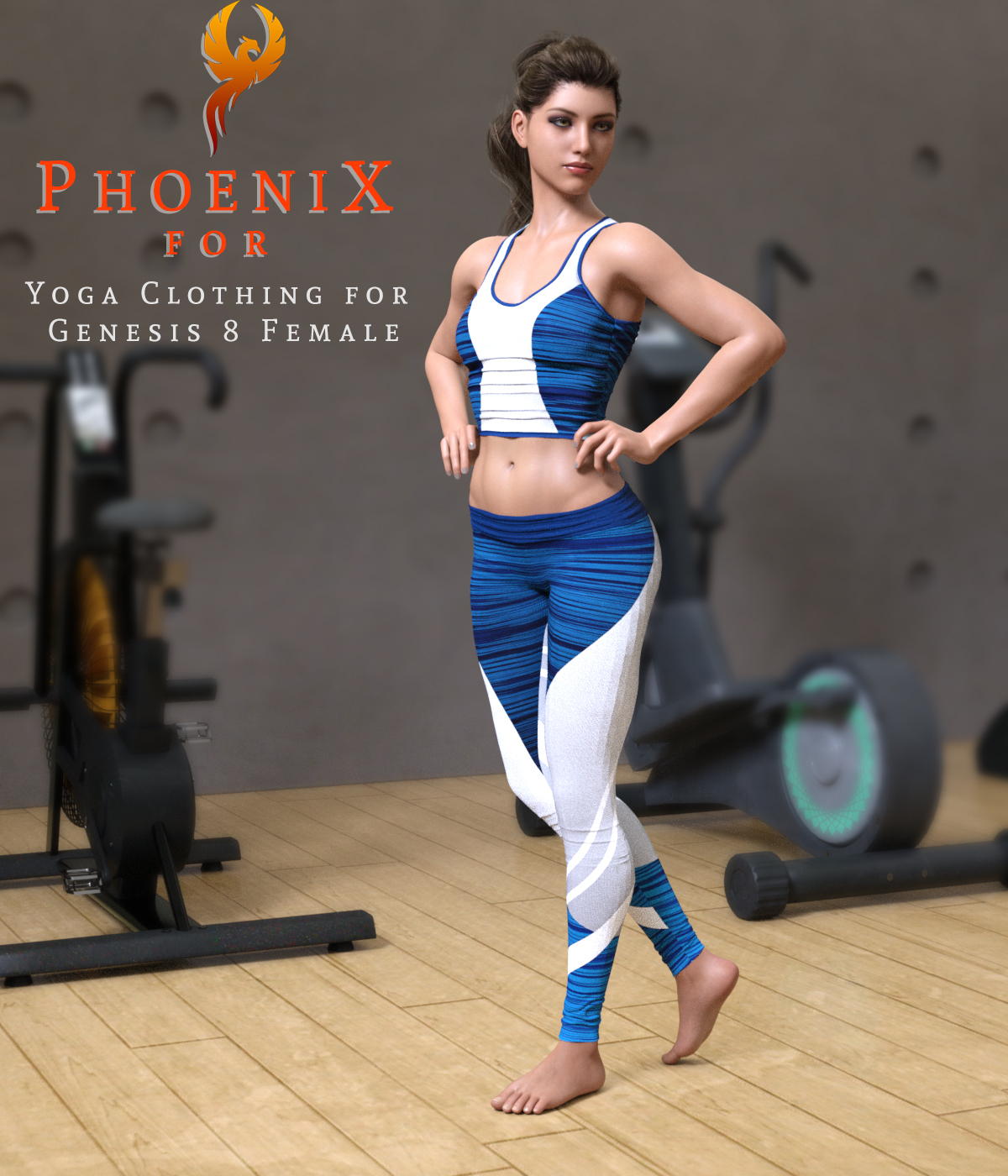 Phoenix for Yoga Clothing for Genesis 8 Female by N/A