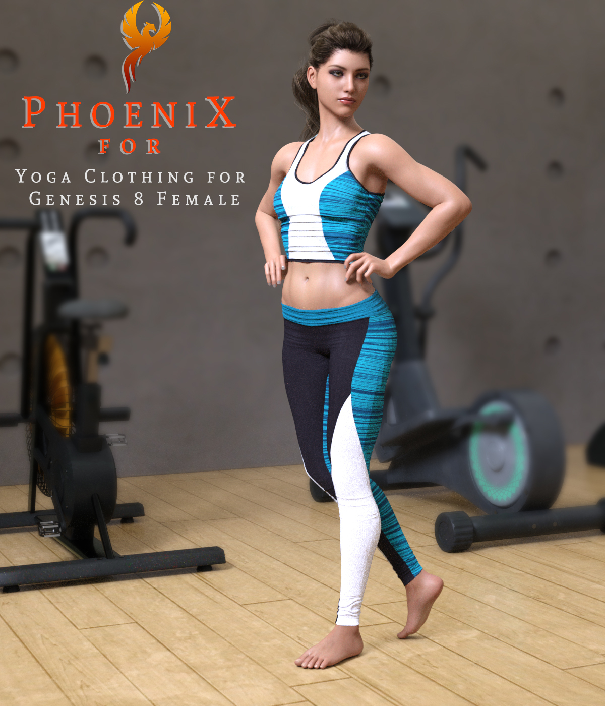 Phoenix for Yoga Clothing for Genesis 8 Female by N/A