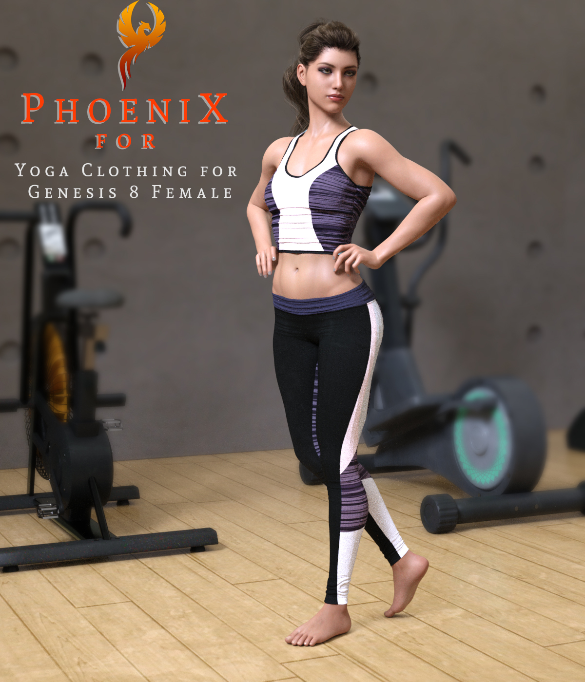 Phoenix for Yoga Clothing for Genesis 8 Female by N/A