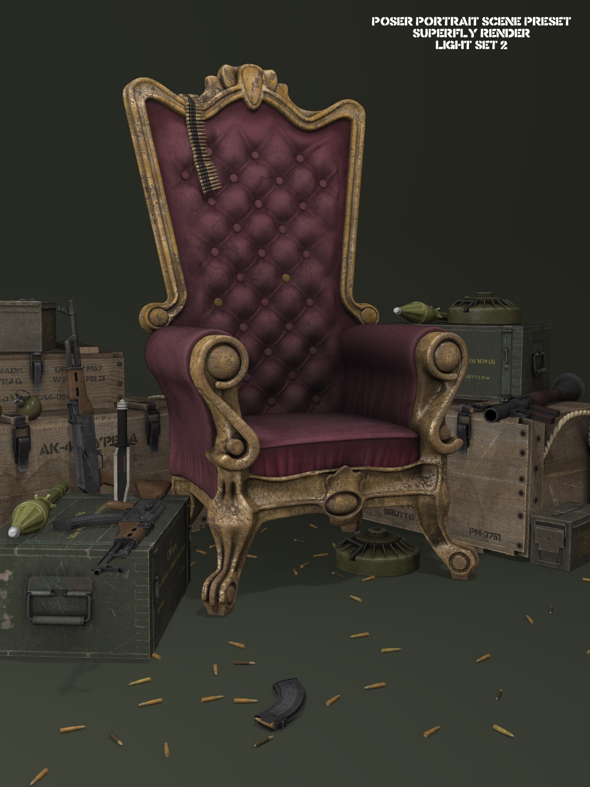 Warlord for Poser and DS by N/A