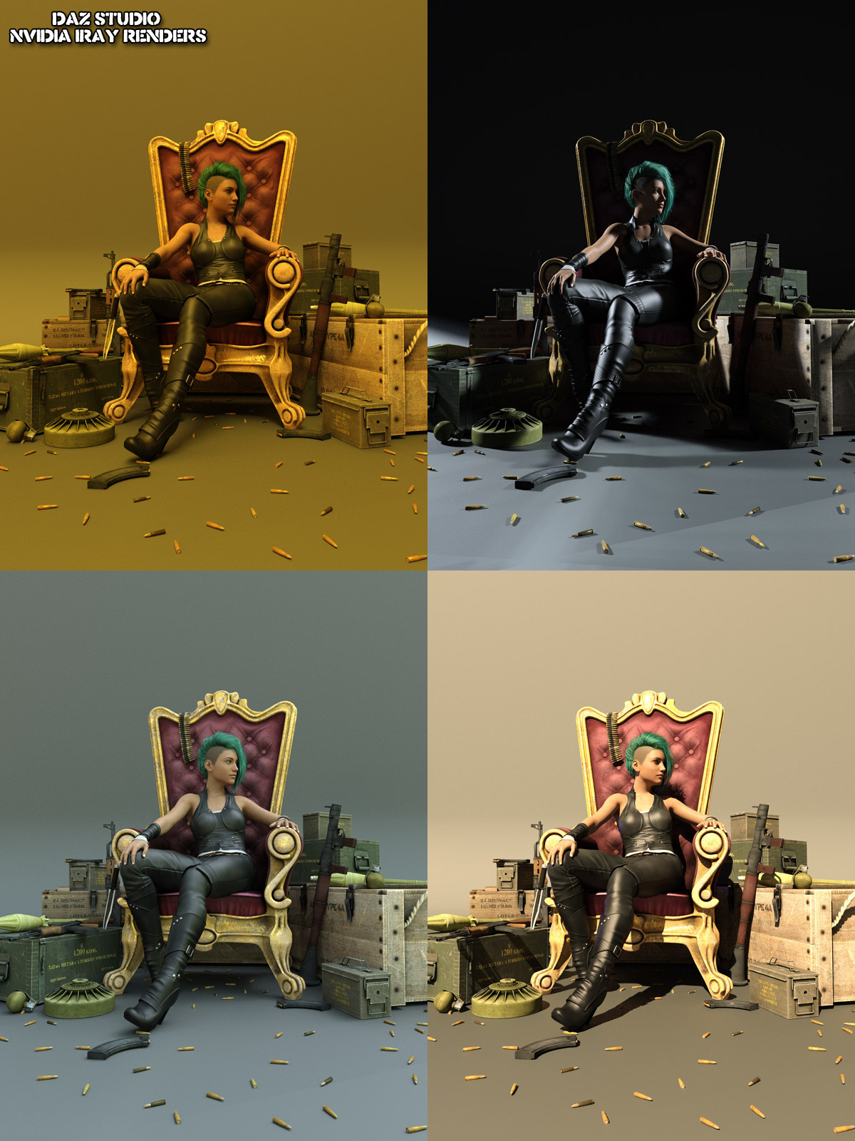 Warlord for Poser and DS by N/A