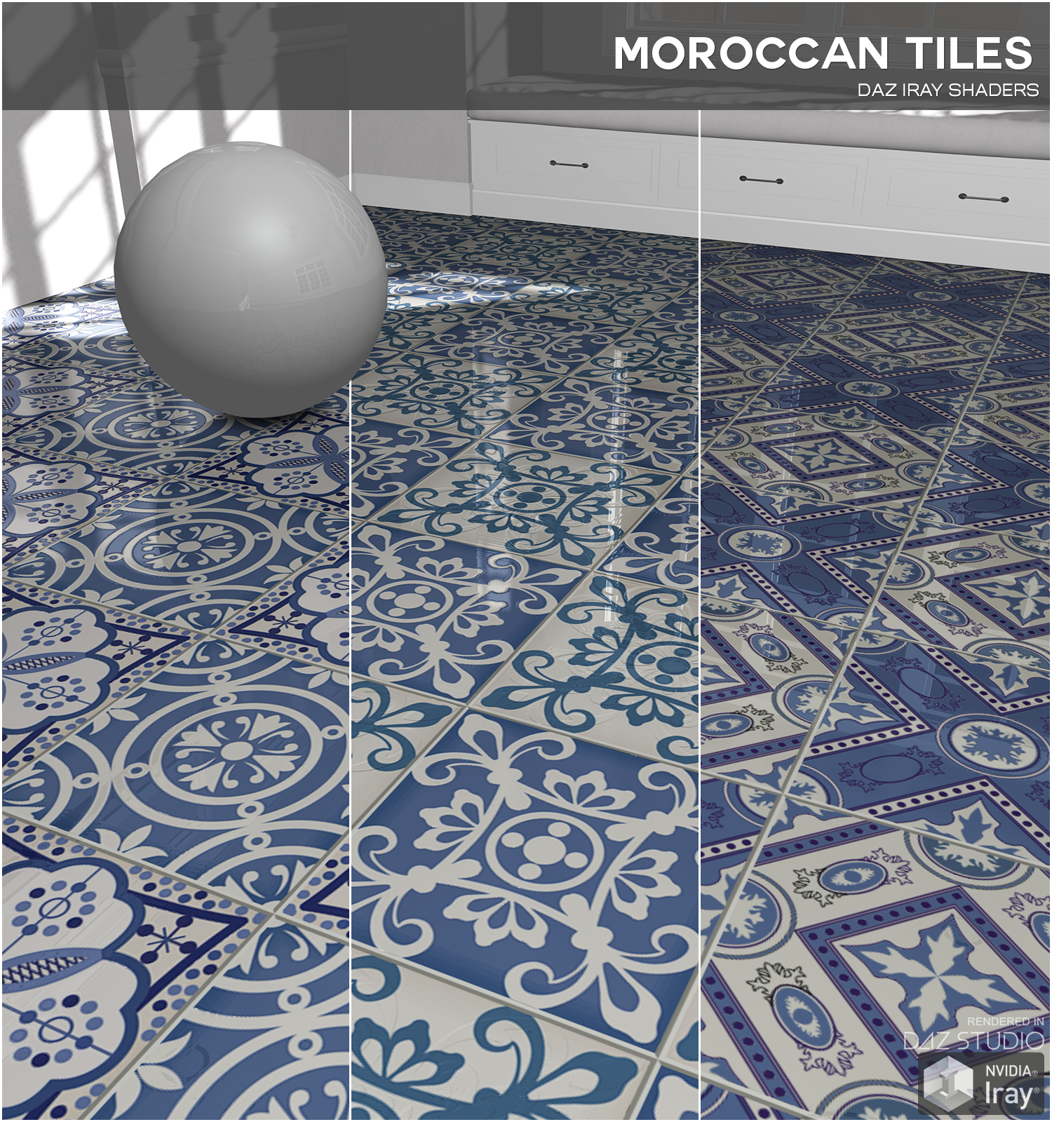 Daz Iray - Maroccan Tiles by N/A
