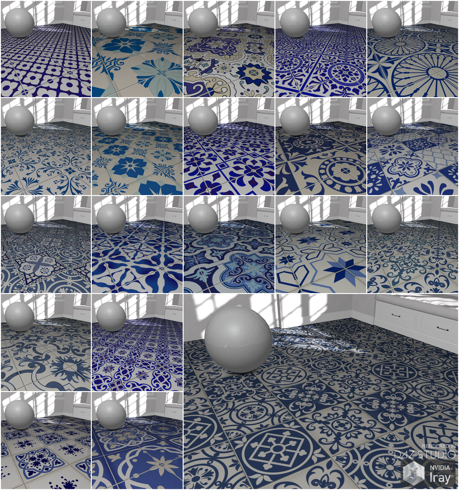 Daz Iray - Maroccan Tiles by N/A