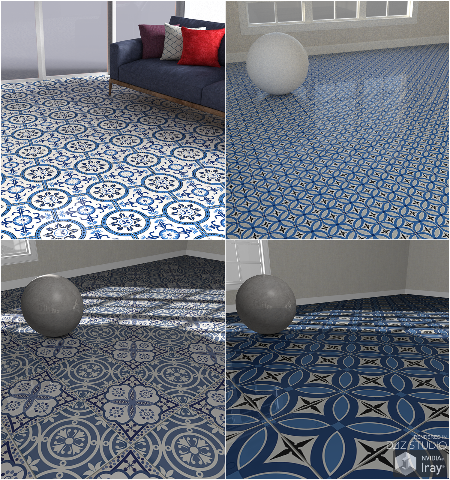 Daz Iray - Maroccan Tiles by N/A