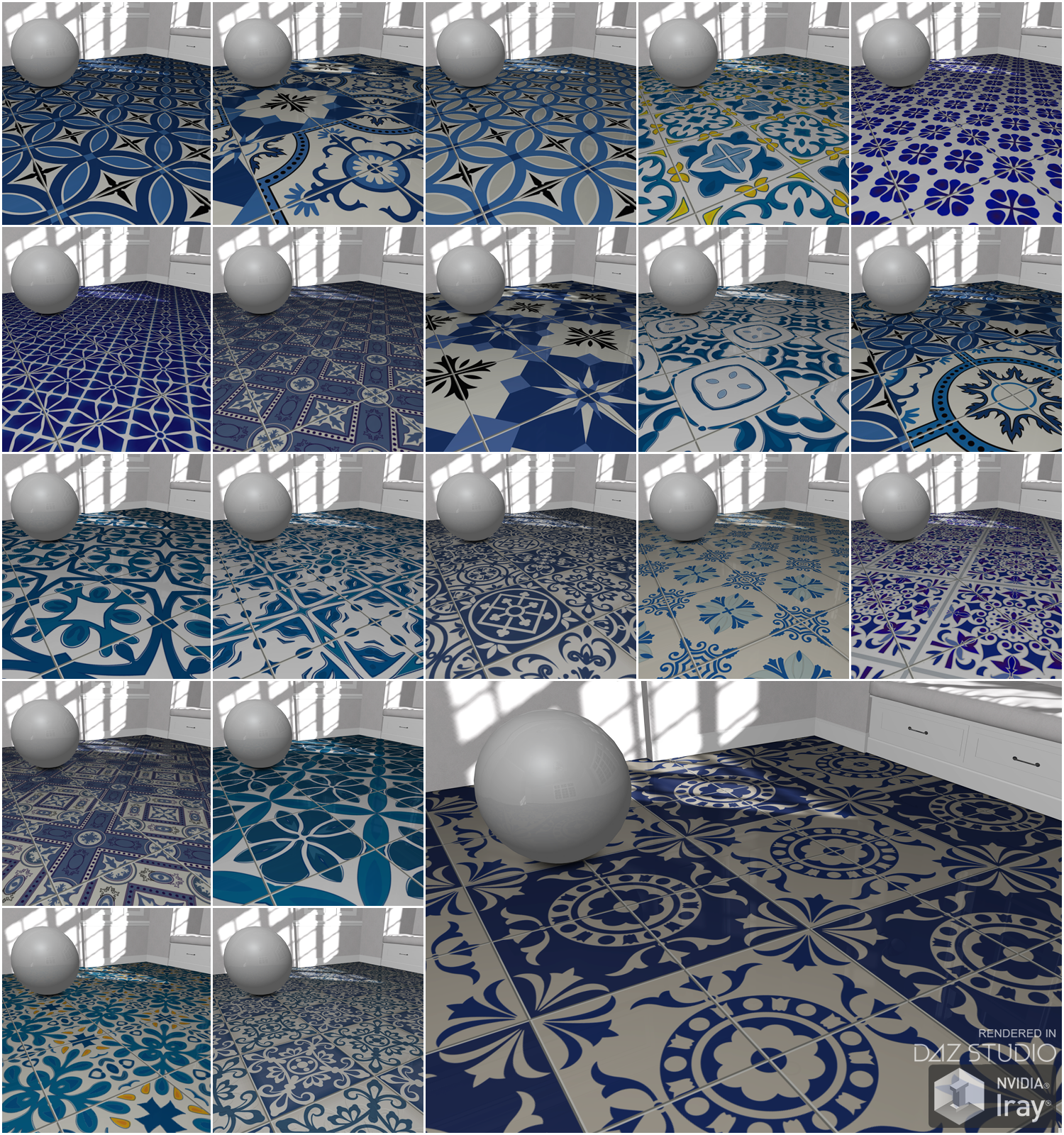 Daz Iray - Maroccan Tiles by N/A