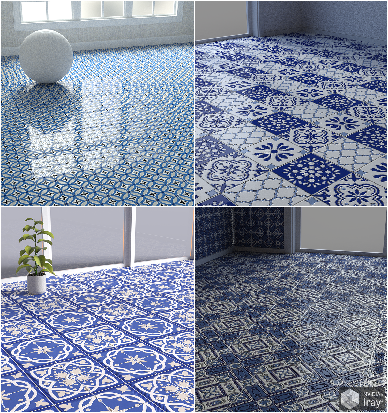 Daz Iray - Maroccan Tiles by N/A