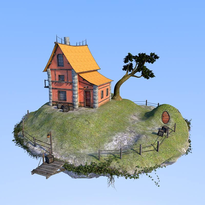 Life in sky for Daz Studio by N/A