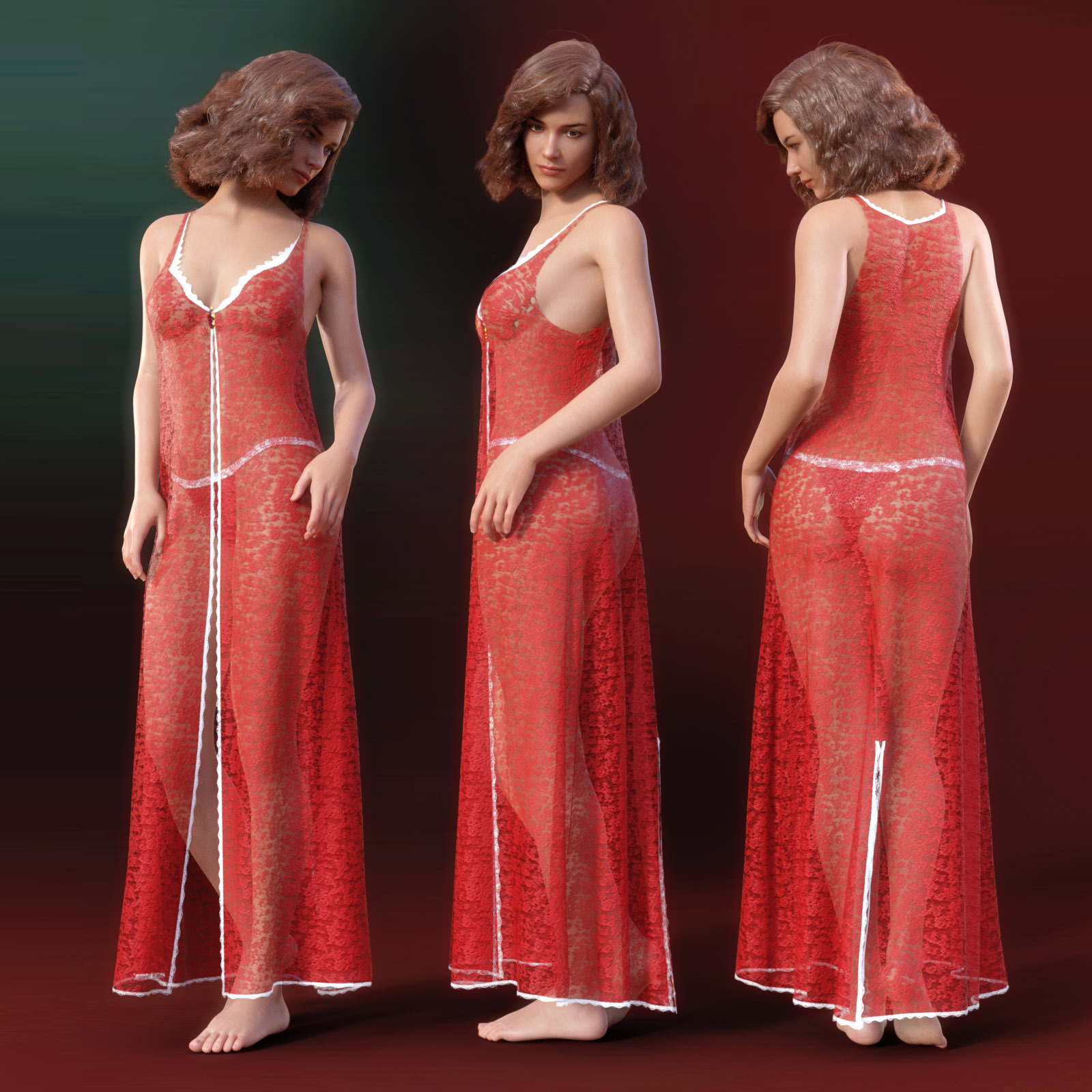 Clasp Negligee for Genesis 8 Females by N/A