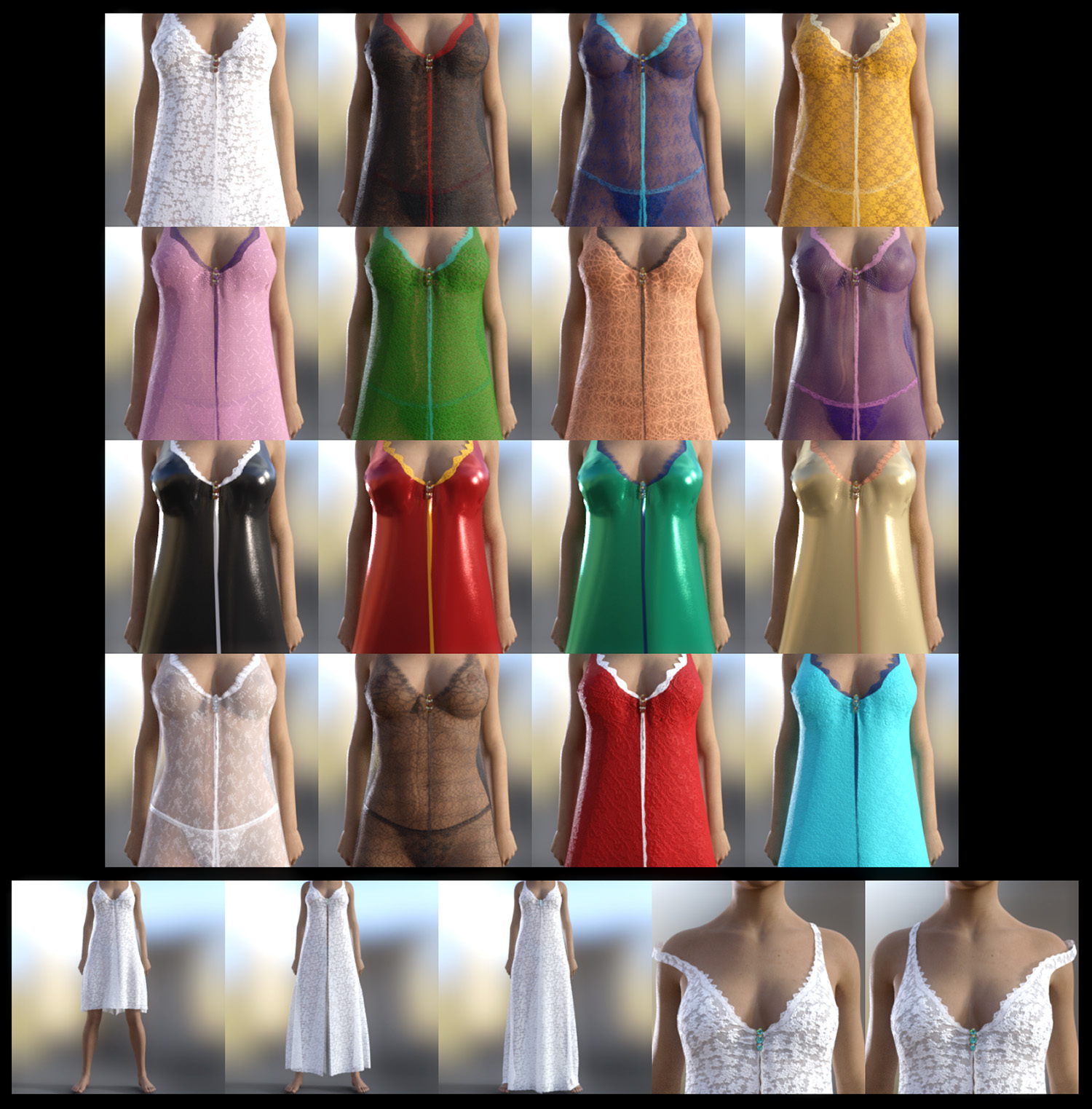 Clasp Negligee for Genesis 8 Females by N/A