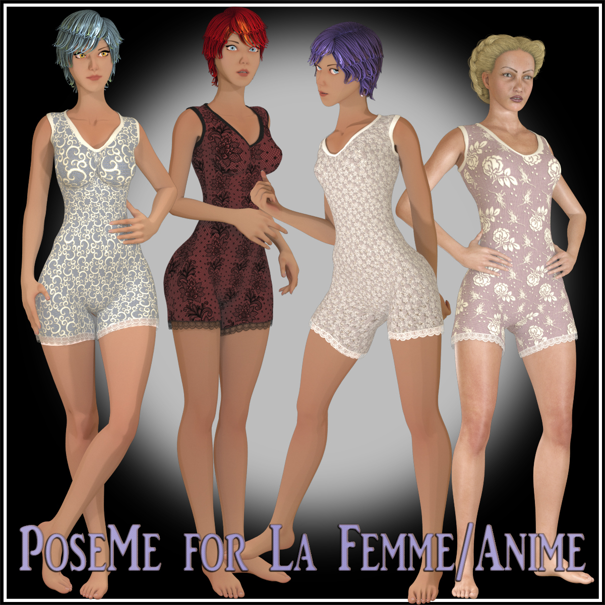 PoseMe for La Femme & Anime by N/A