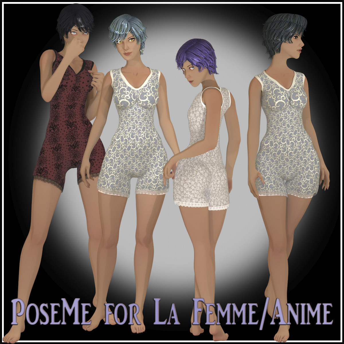PoseMe for La Femme & Anime by N/A